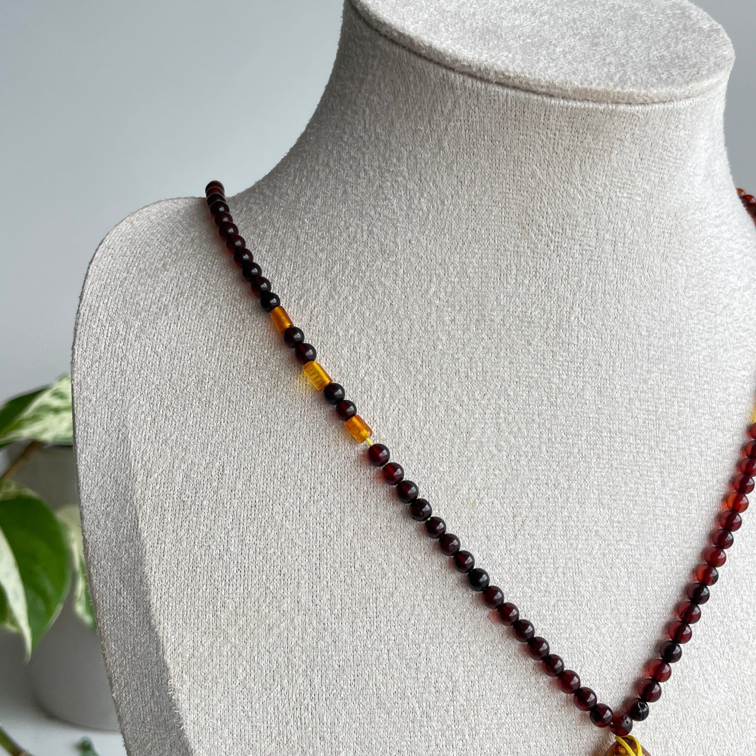 Amber Ombre Necklace 1
