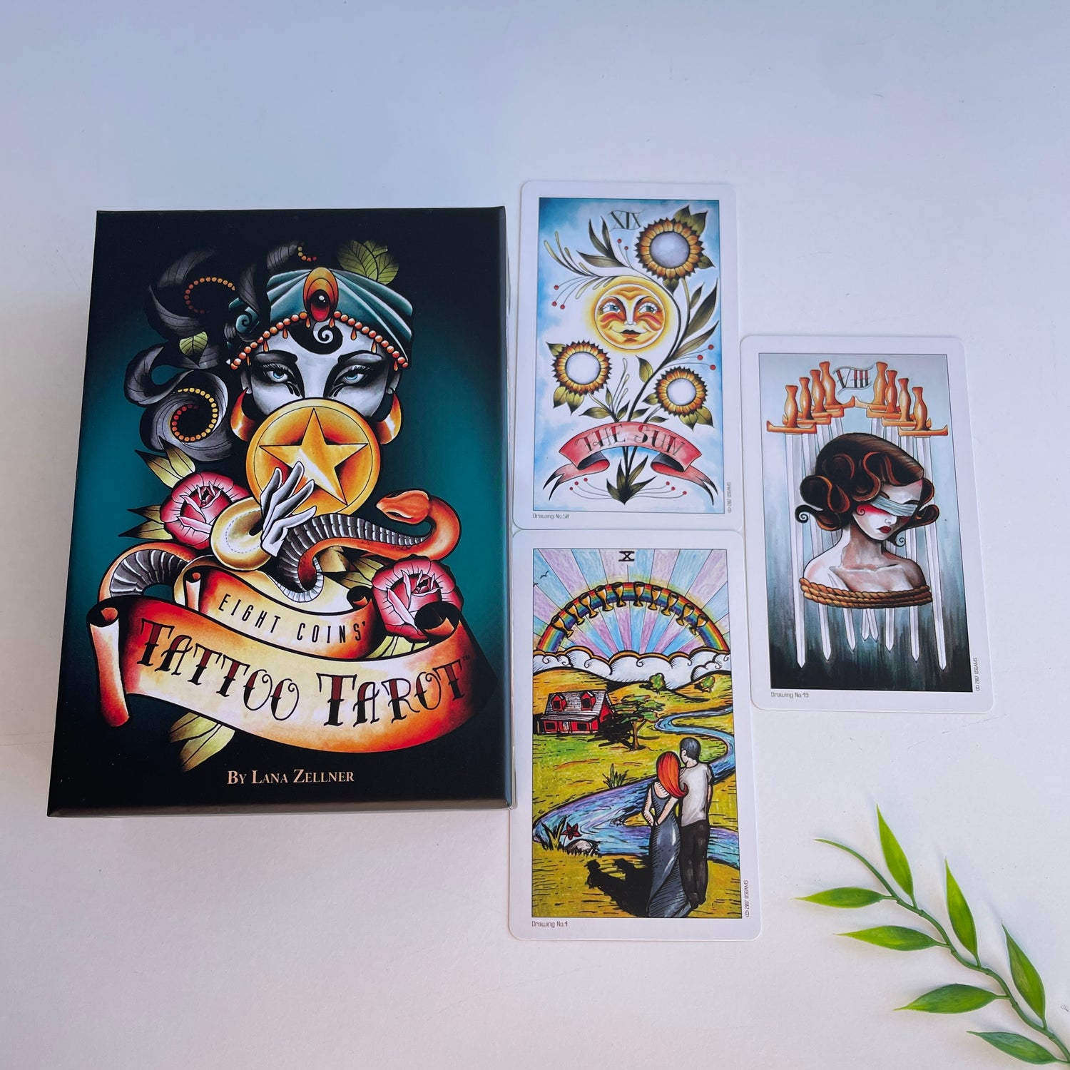 Eight Coins Tattoo Tarot Lana Zellner