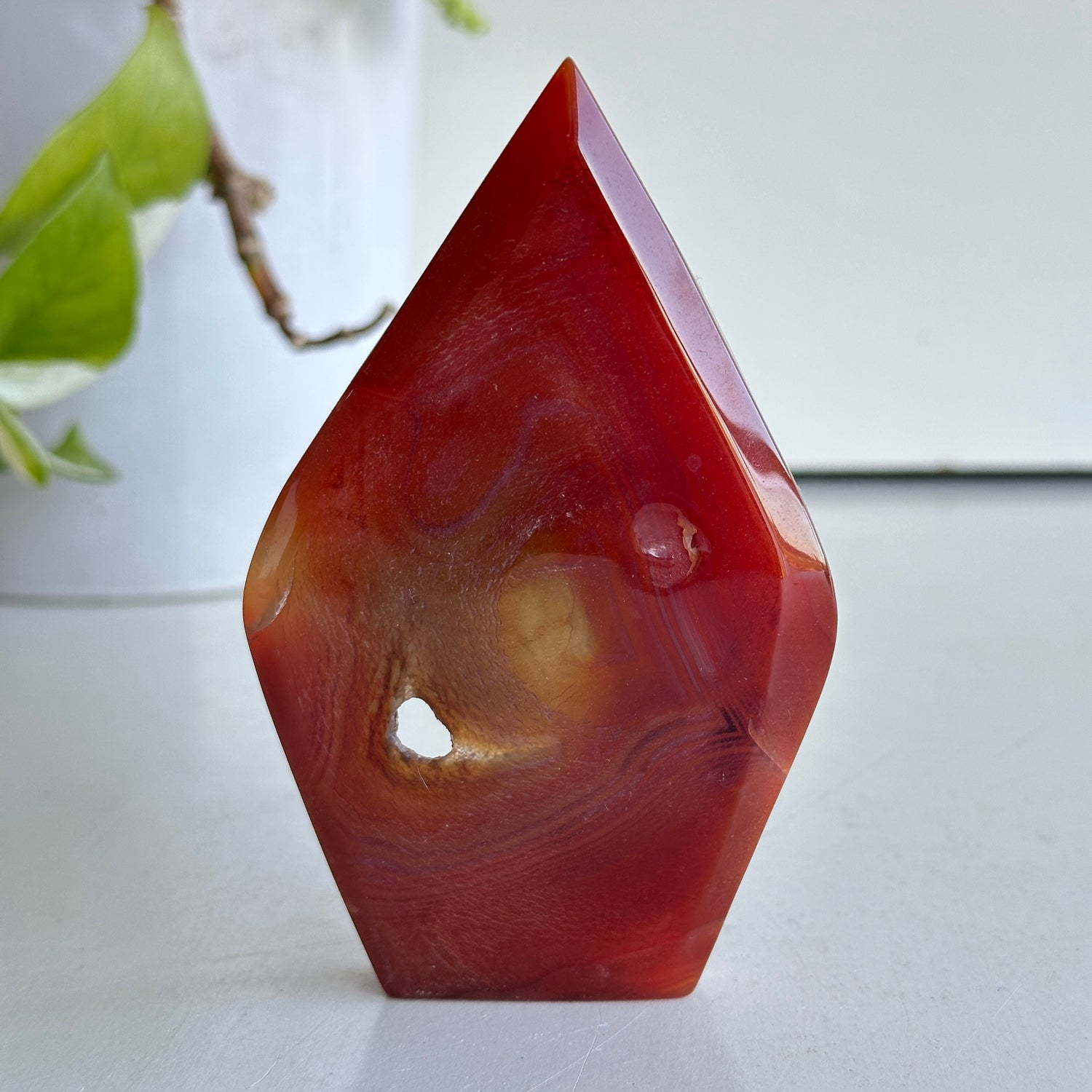 Carnelian  Flame 10.9cm