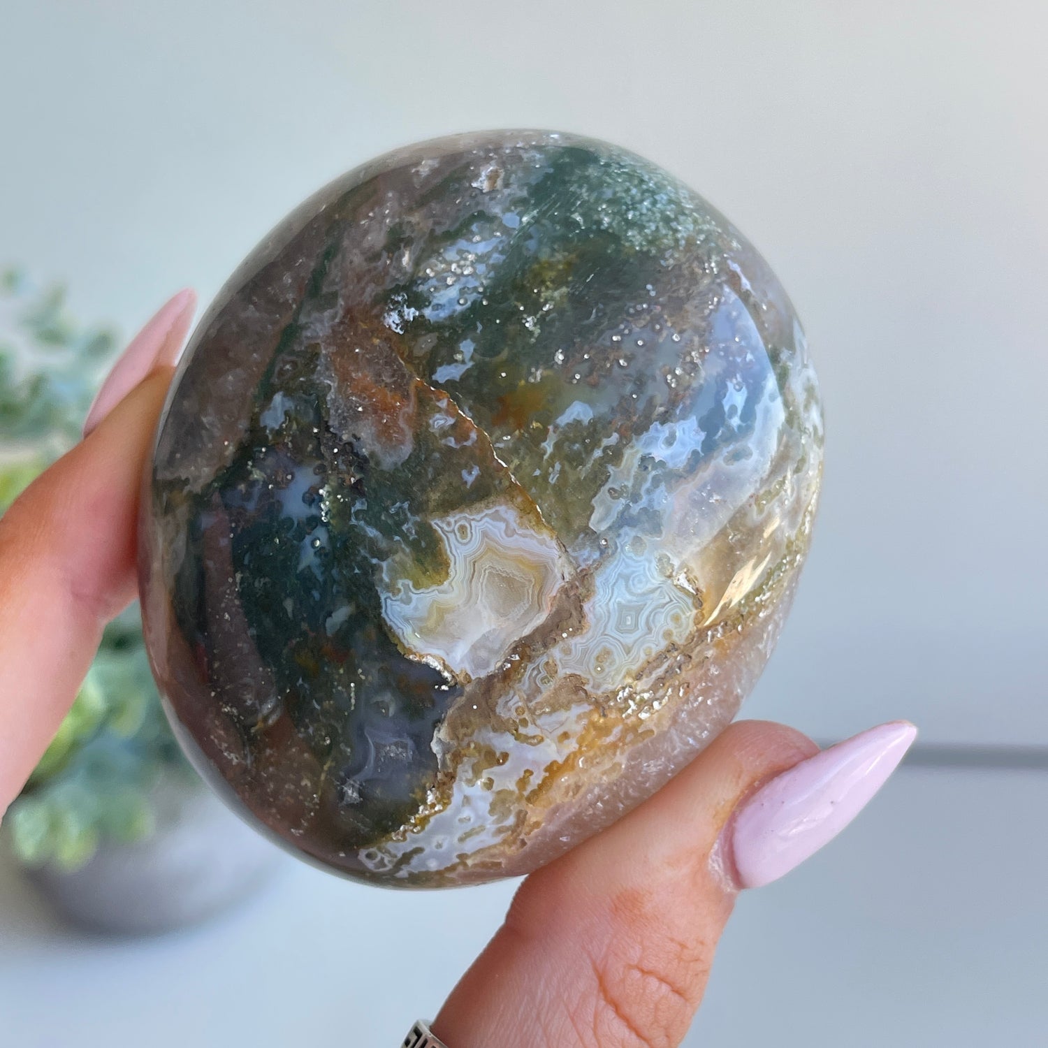 Ocean Jasper Palmstone 216g