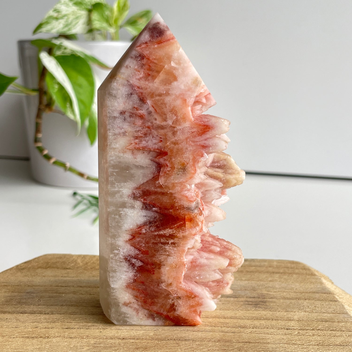 Red Calcite Cluster Generator 11.5cm