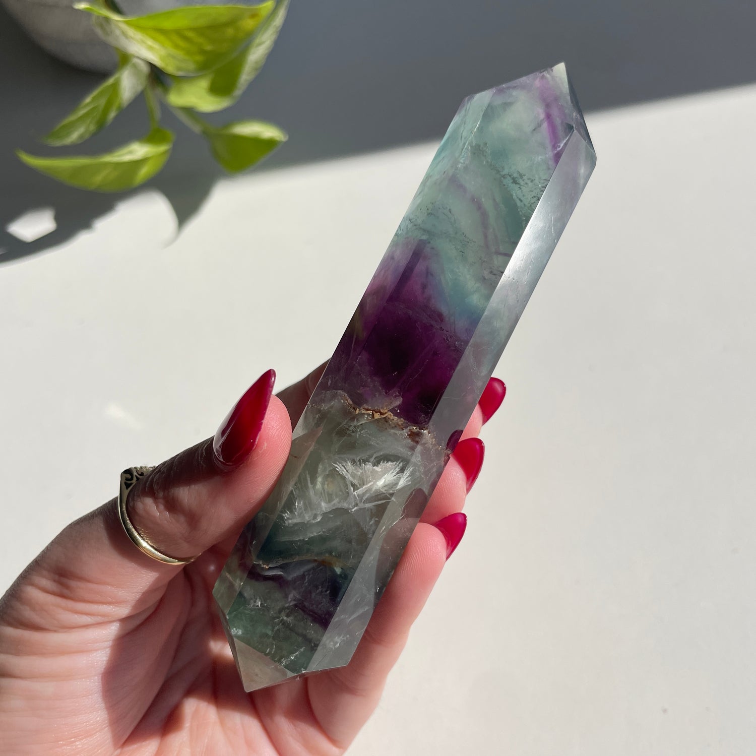 Fluorite Double Terminator 12.9cm