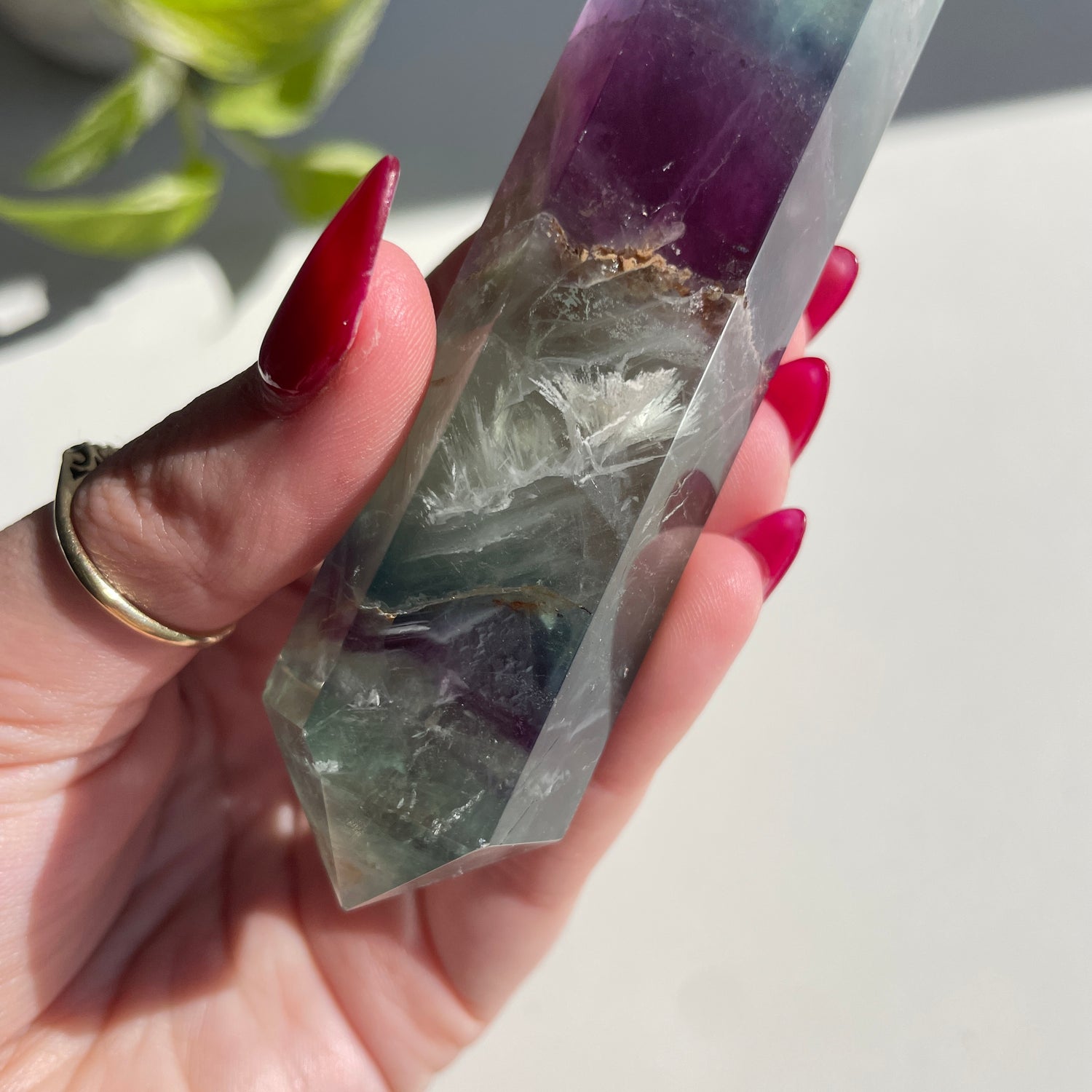 Fluorite Double Terminator 12.9cm