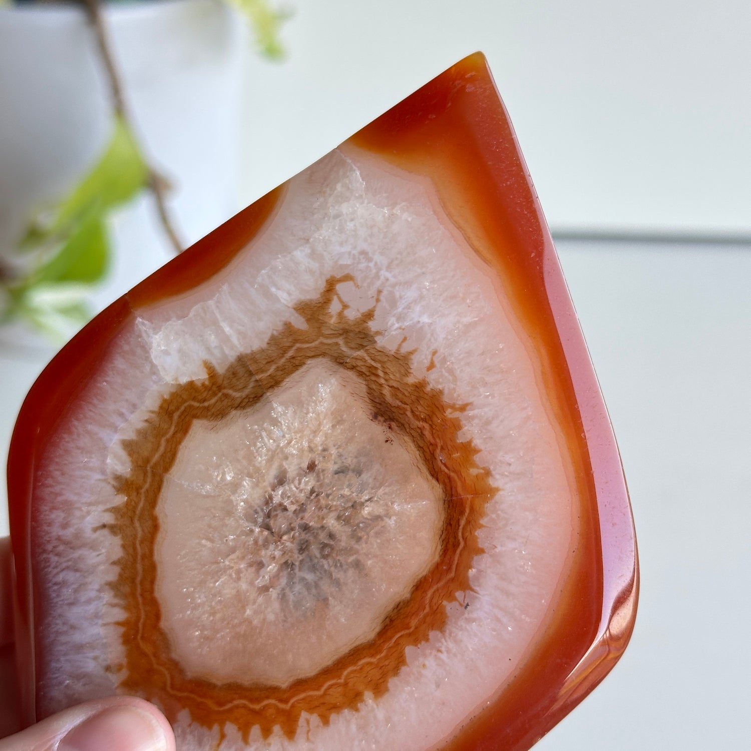 Carnelian  Flame 12.6cm