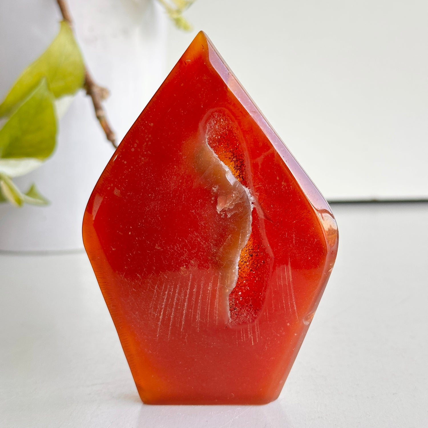 Carnelian  Flame 10.9cm