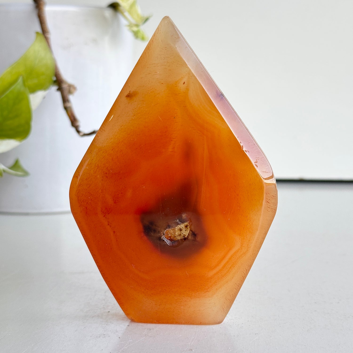 Carnelian  Flame 12cm