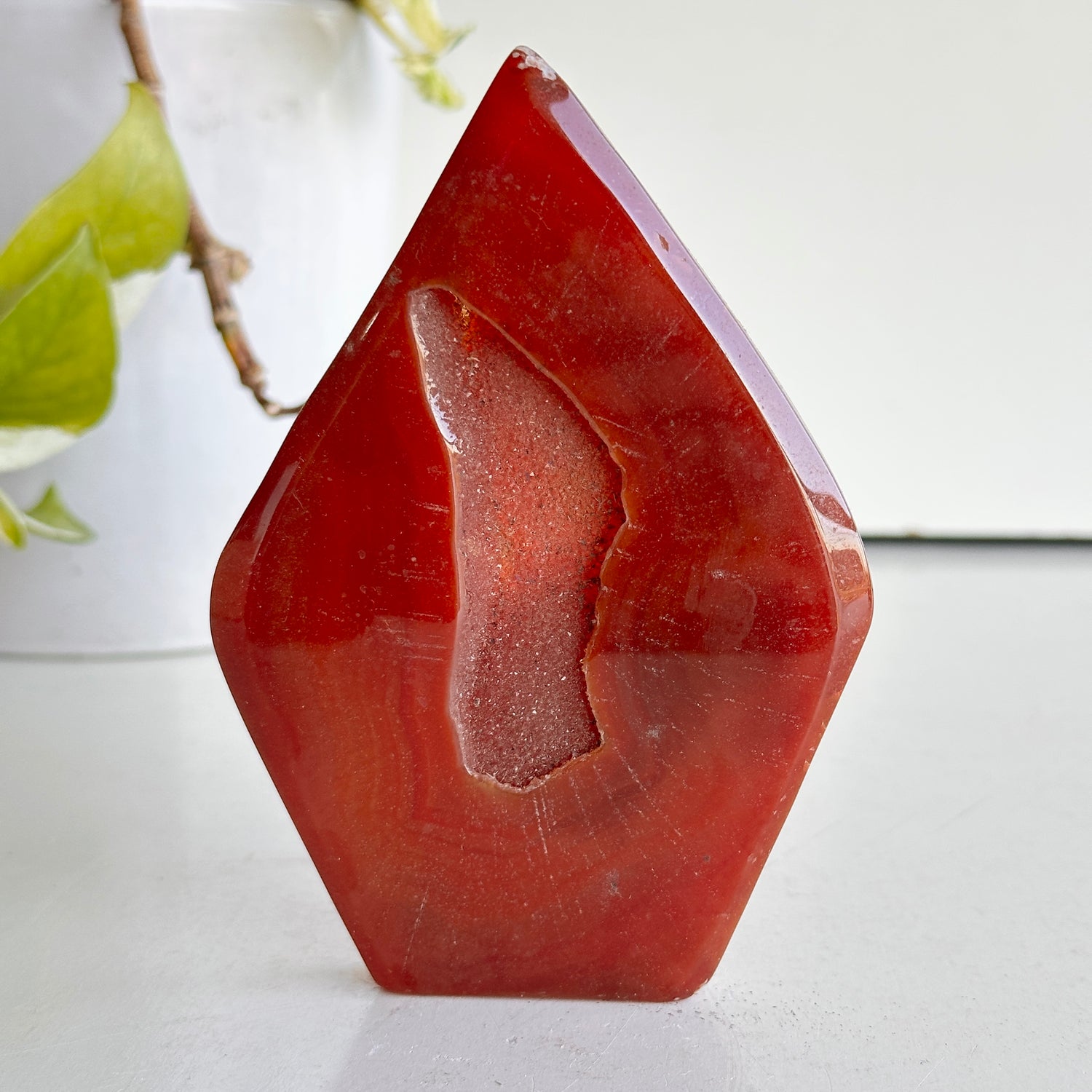Carnelian  Flame 12.3cm