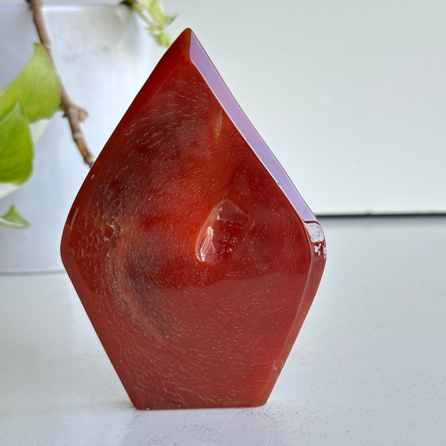 Carnelian  Flame 12.3cm