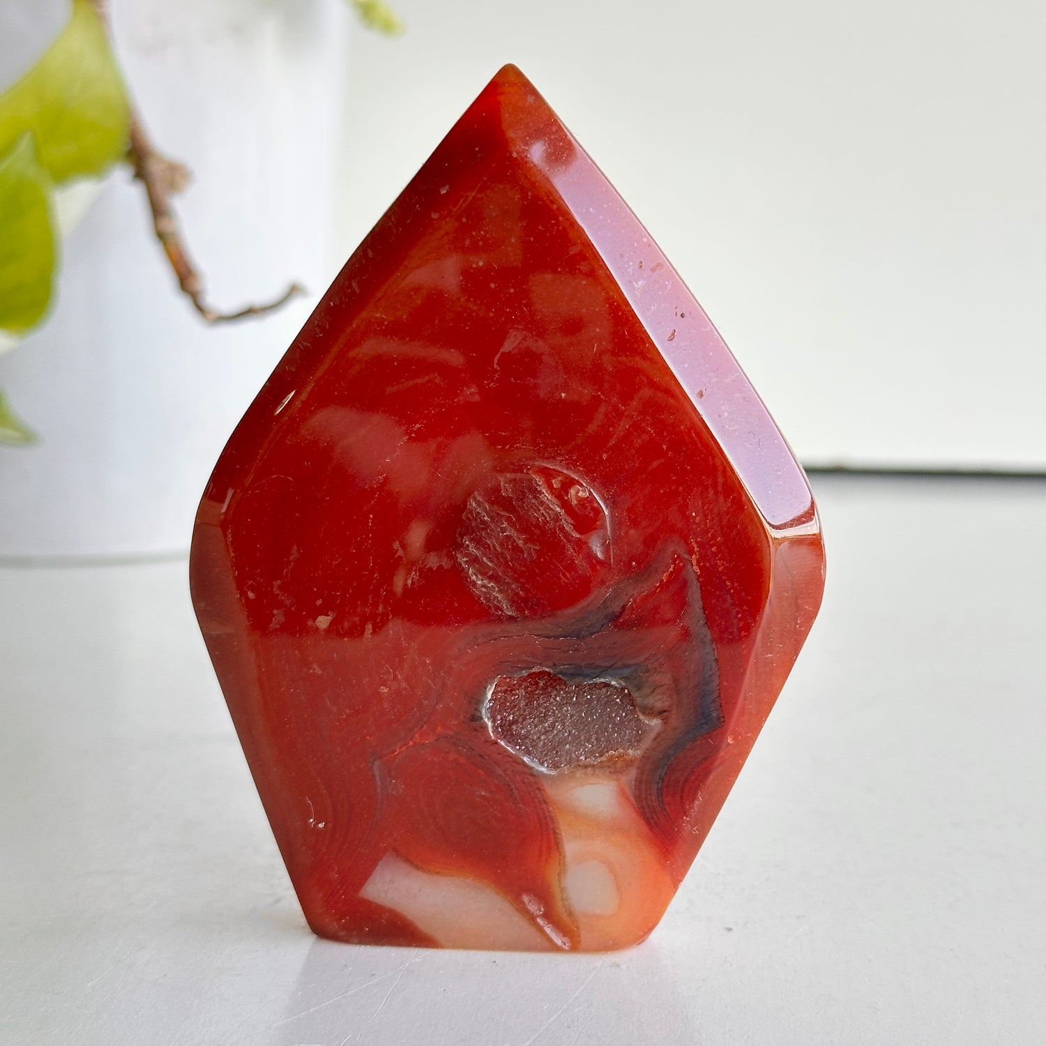 Carnelian  Flame 10.5cm