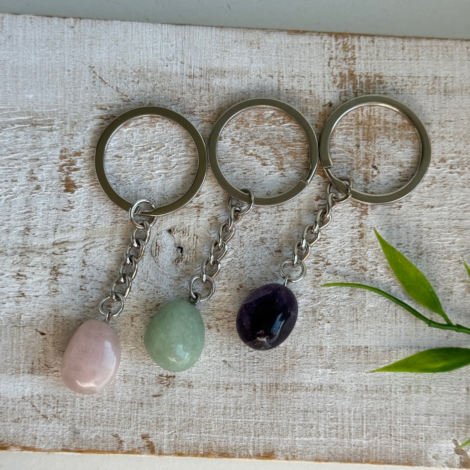 Crystal Tumbled Keychain Small