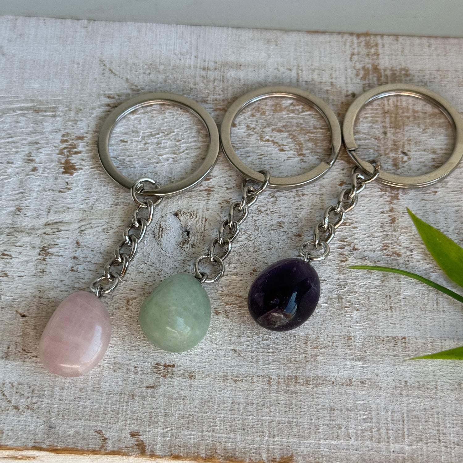 Crystal Tumbled Keychain Small