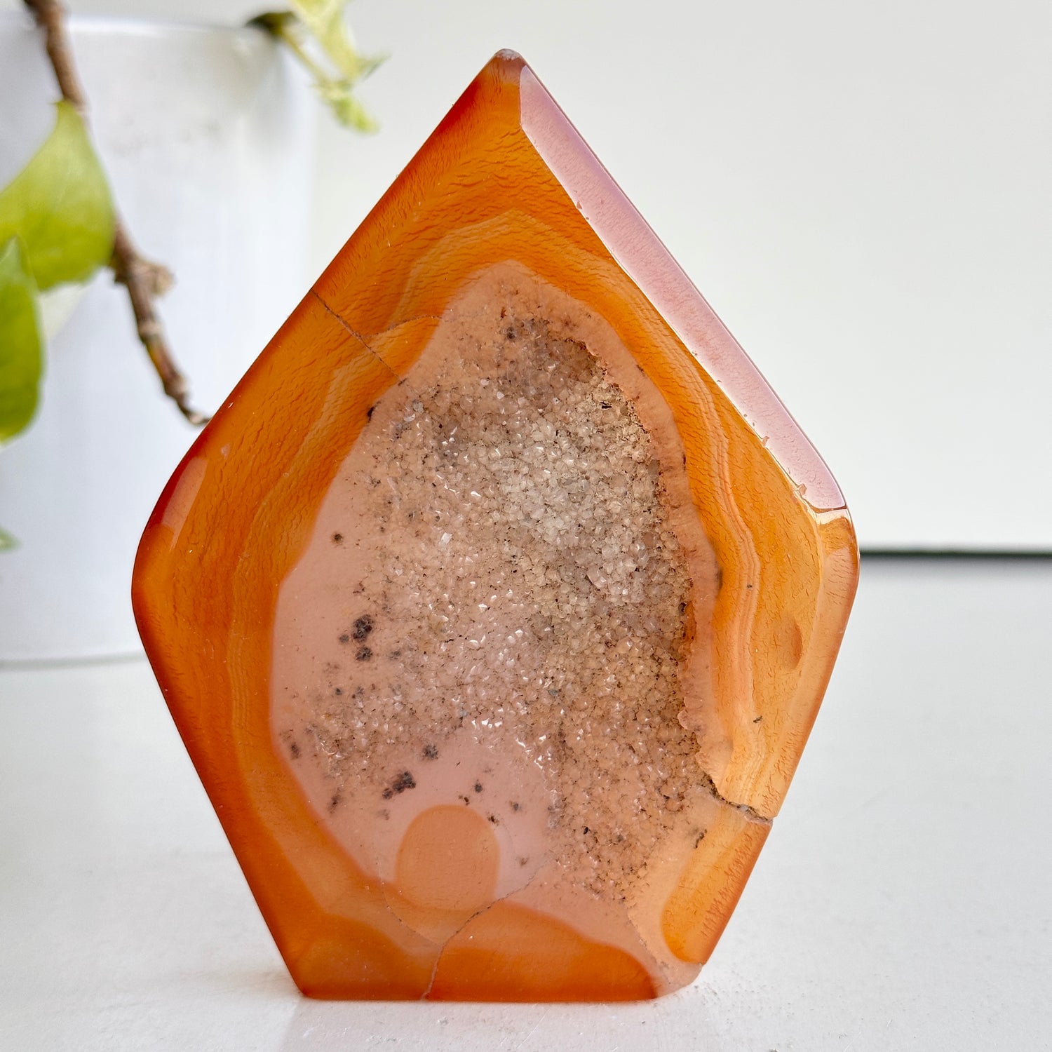 Carnelian  Flame 12.3cm