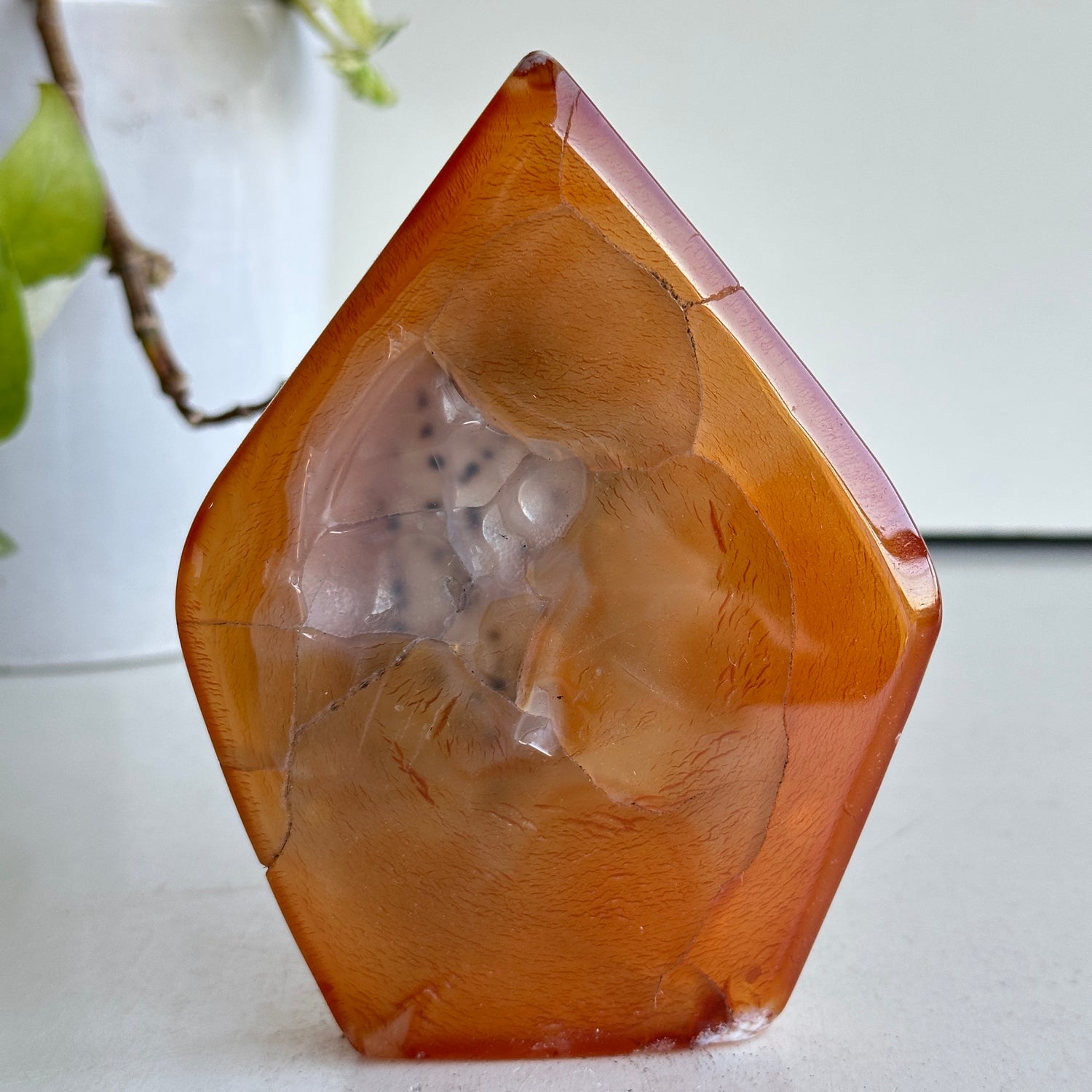 Carnelian  Flame 12.3cm