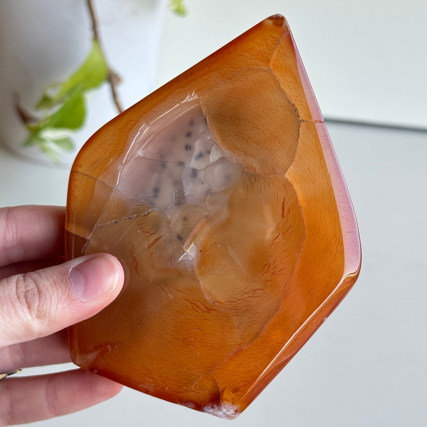 Carnelian  Flame 12.3cm