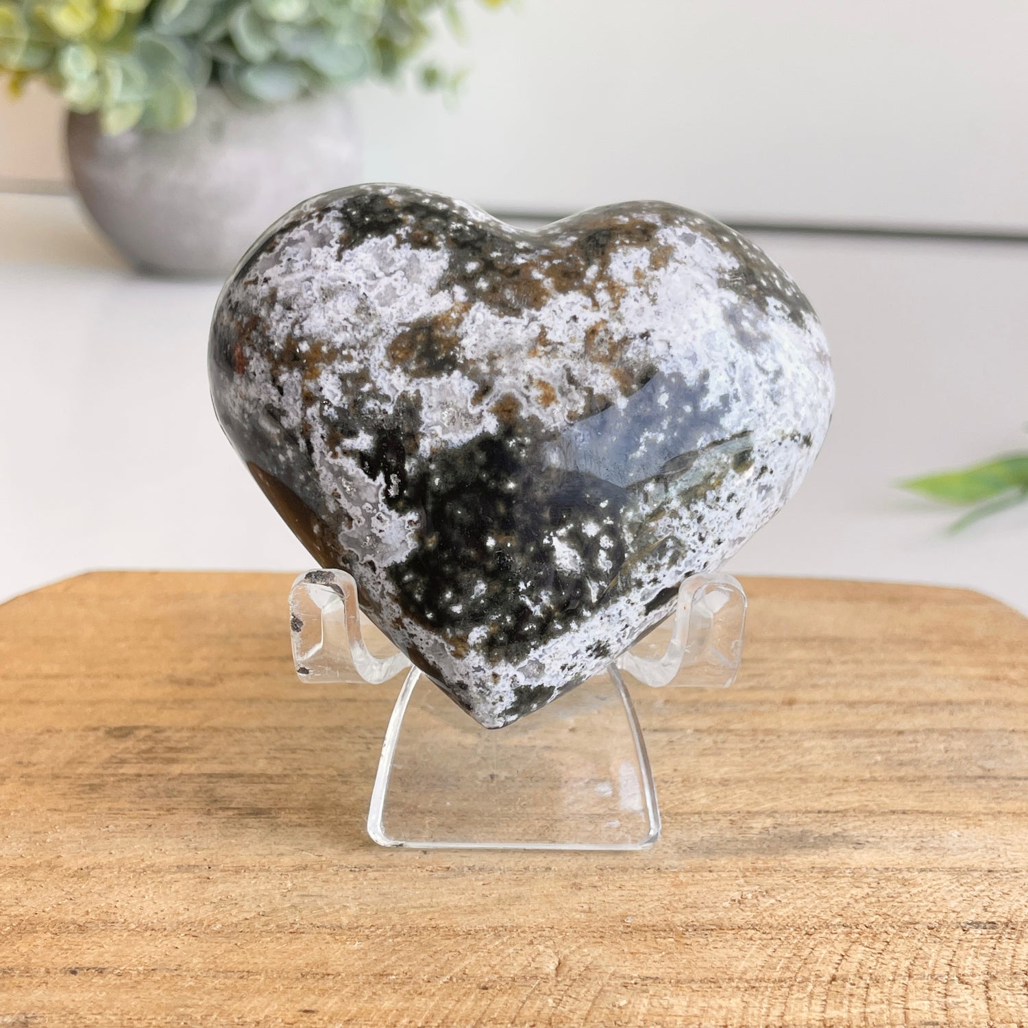Ocean Jasper Heart 6.1cm