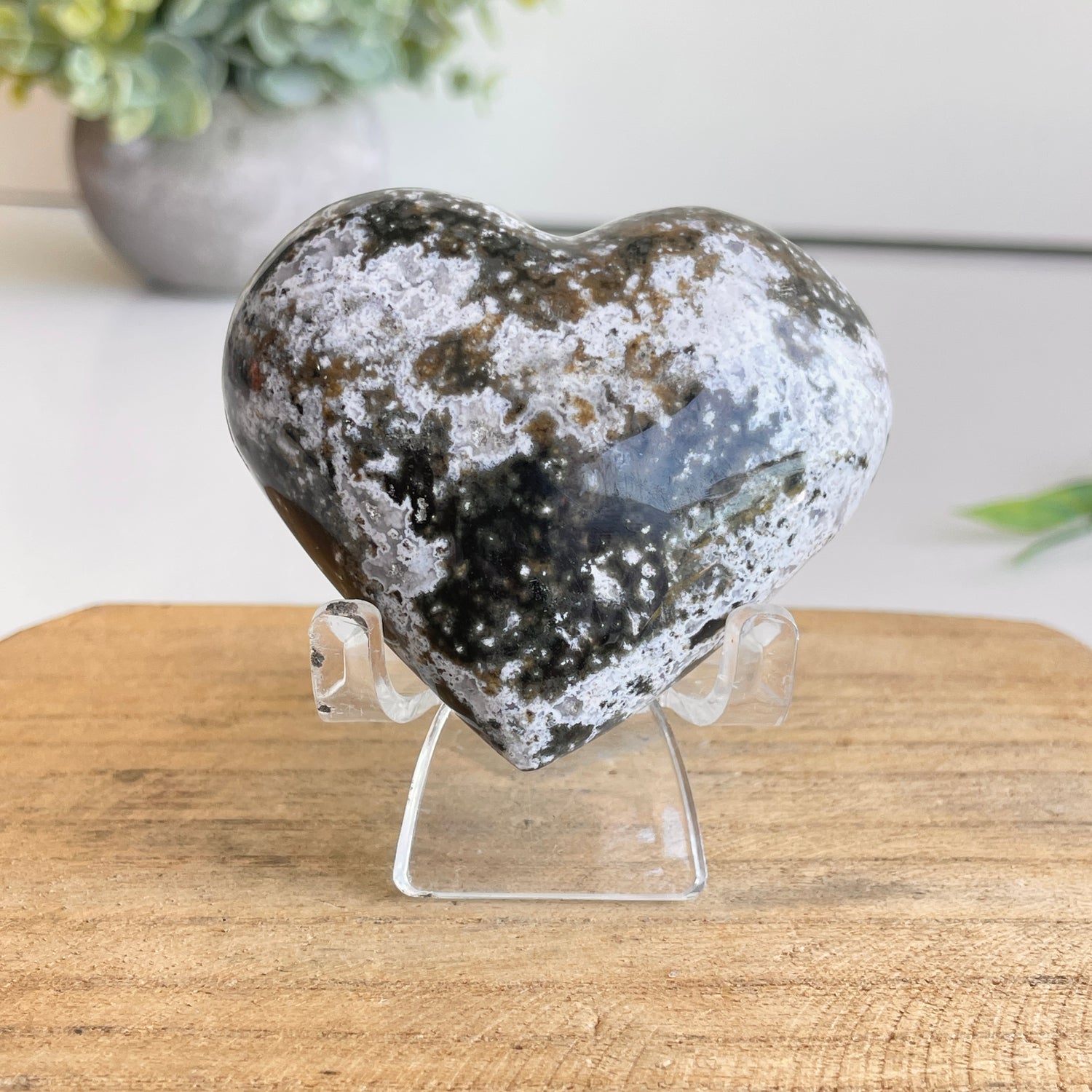 Ocean Jasper Heart 6.1cm