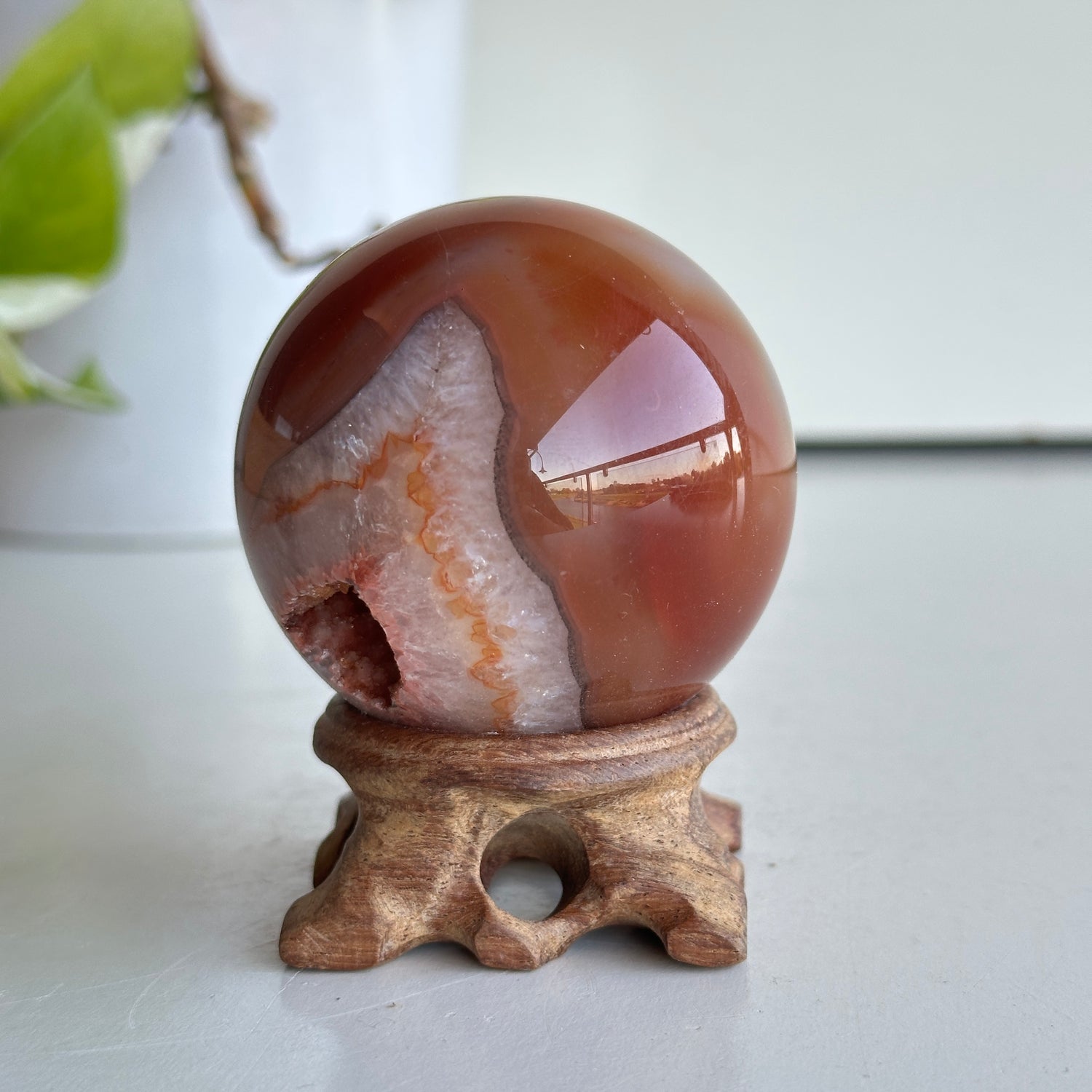 Carnelian Sphere 5.7cm