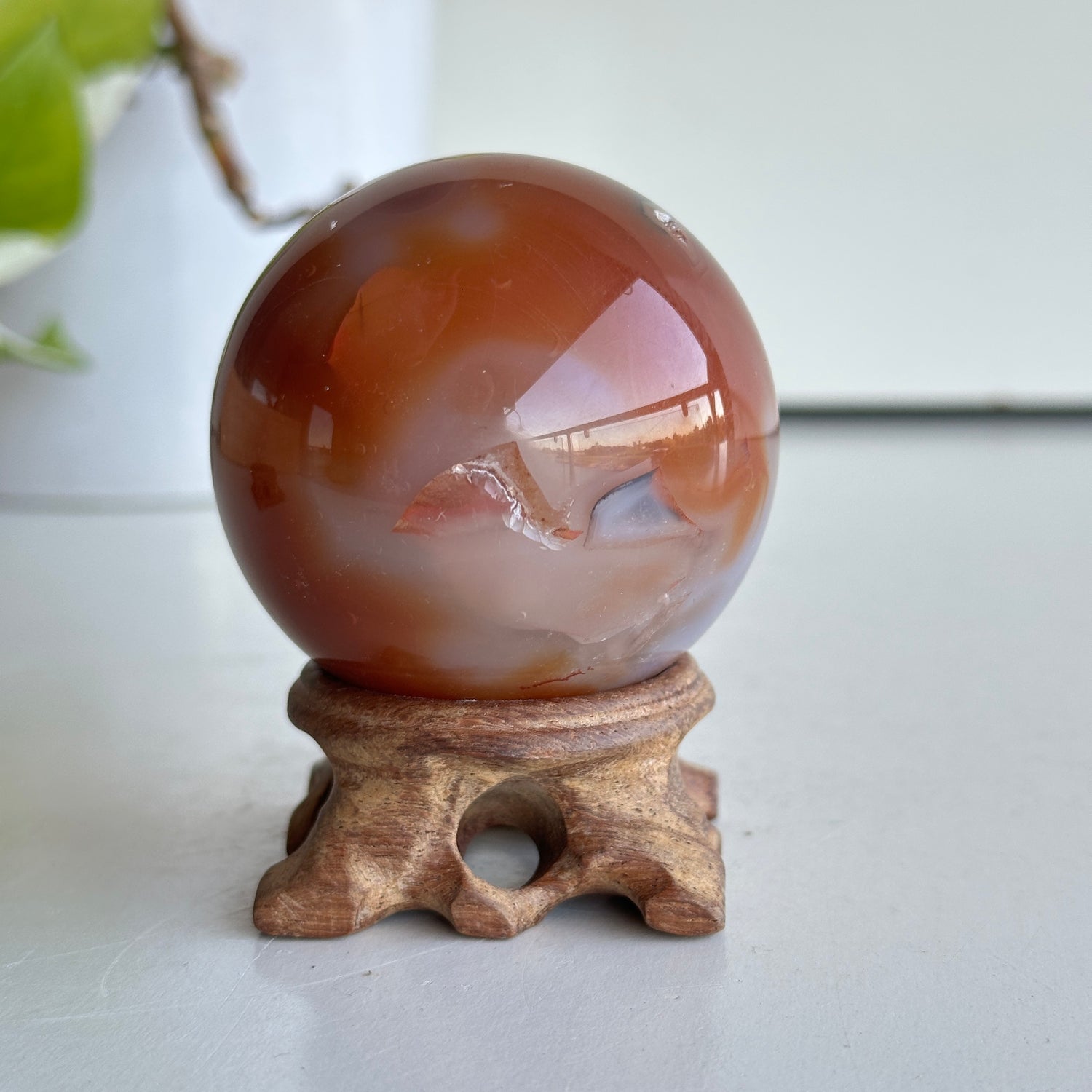 Carnelian Sphere 5.7cm
