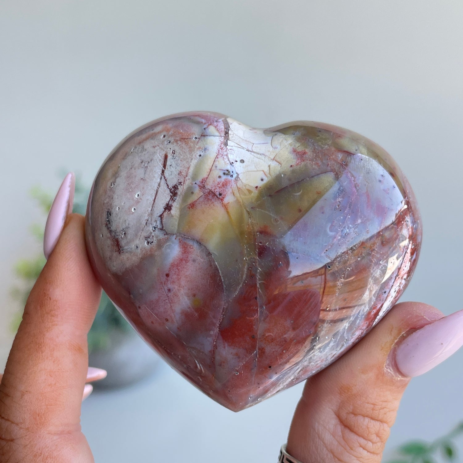 Ocean Jasper Heart 5.9cm