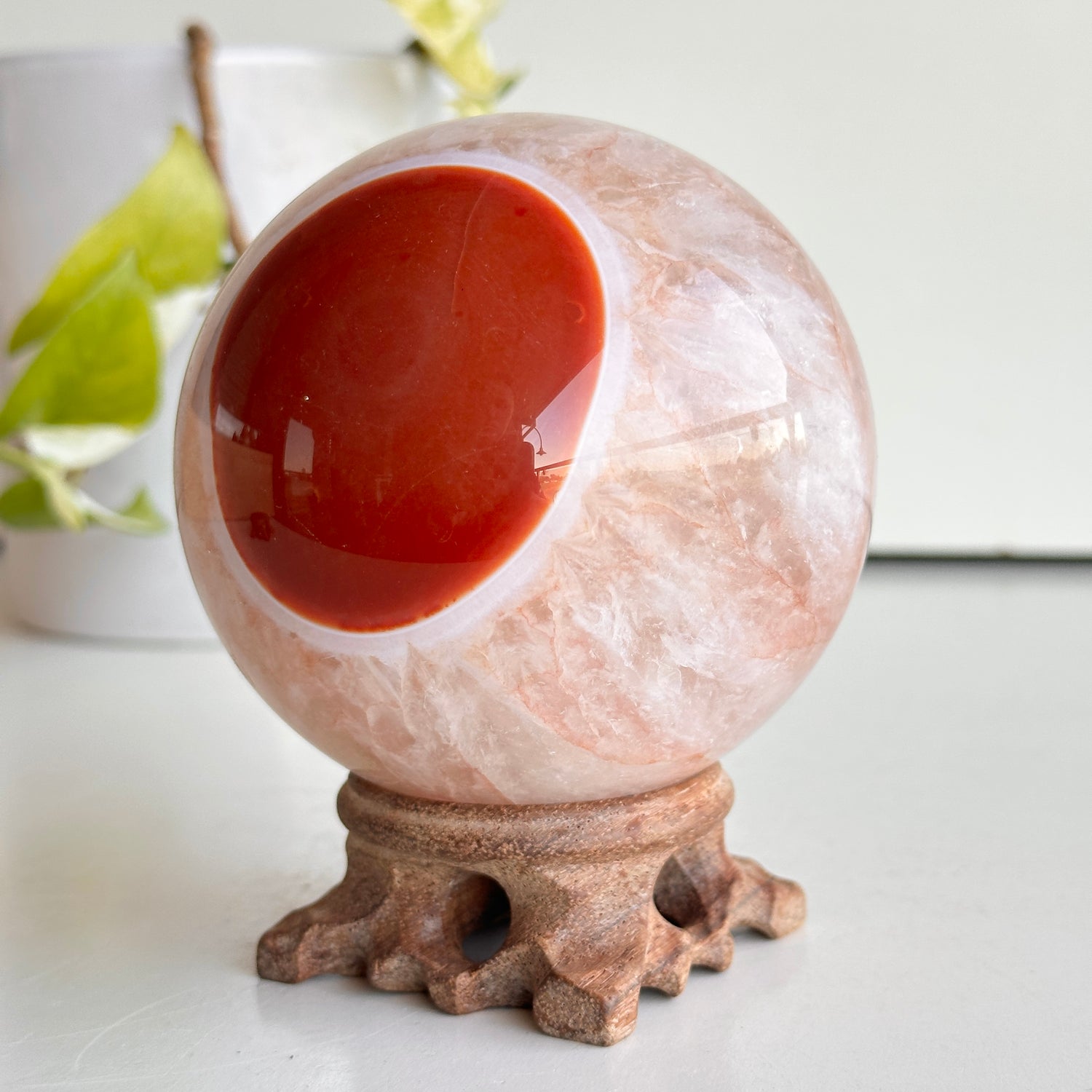 Carnelian Sphere 9.1cm