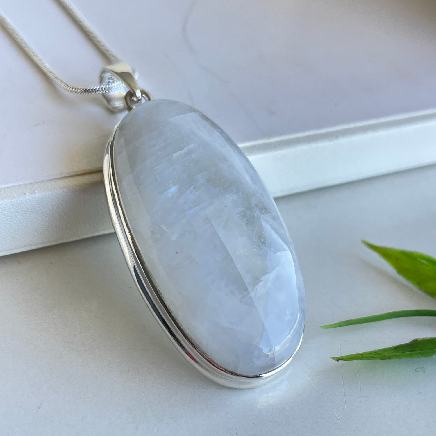 Moonstone Oval Pendant