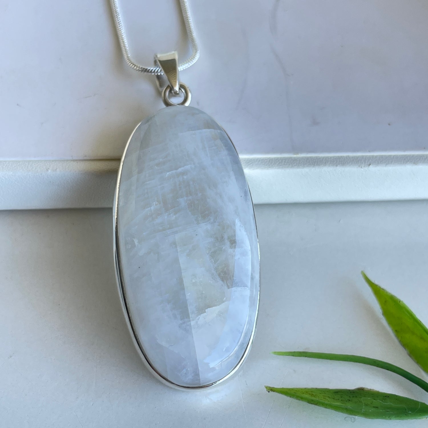 Moonstone Oval Pendant