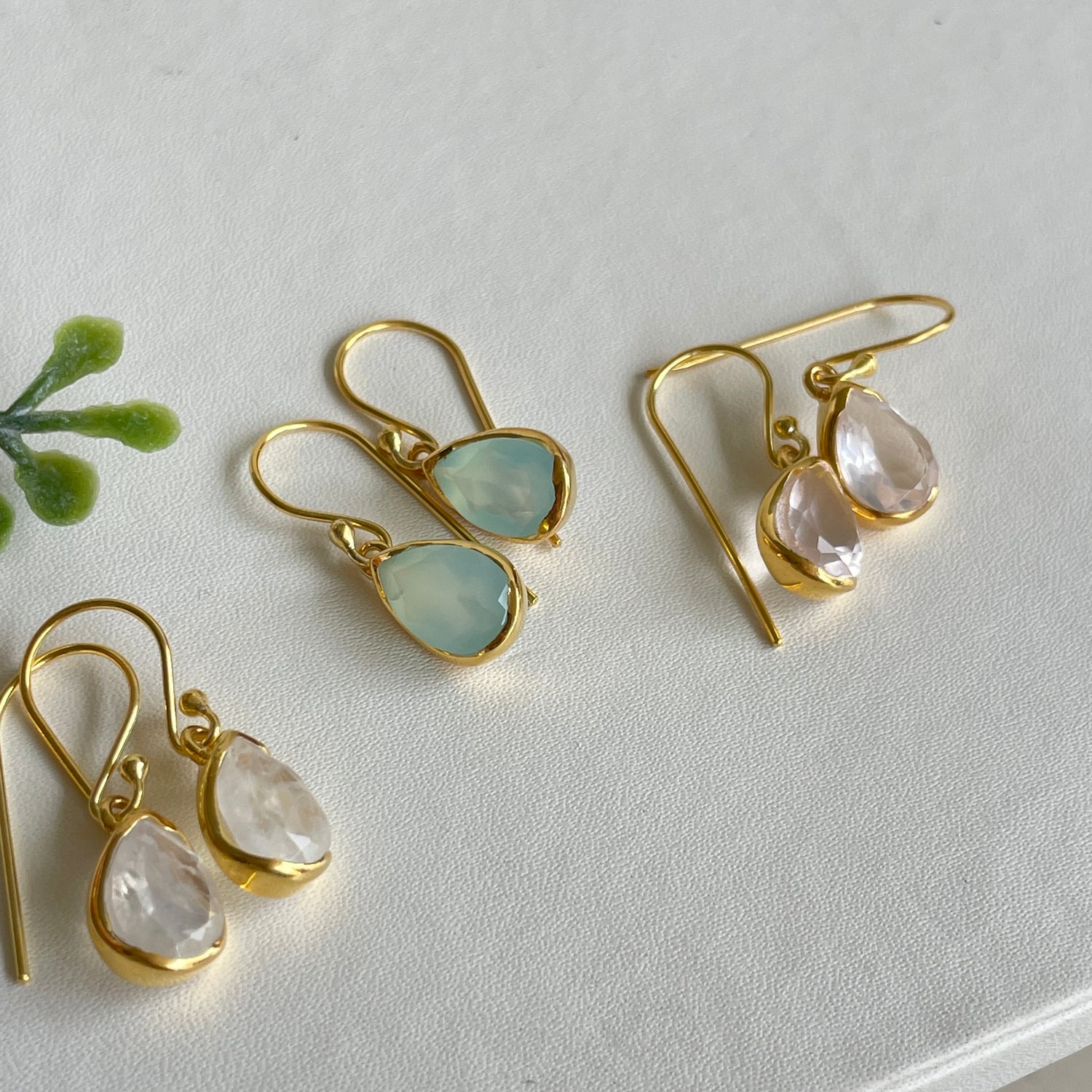 18k Gold Plated Teardrop Earrings