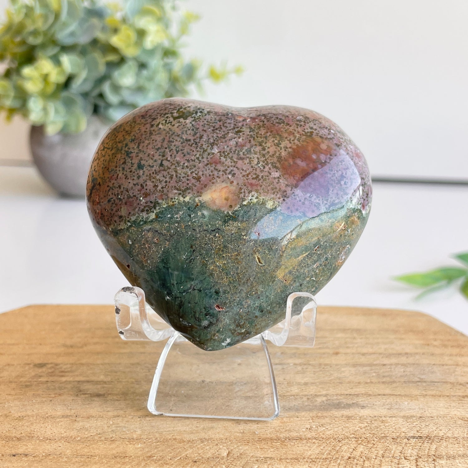 Ocean Jasper Heart 6.4cm