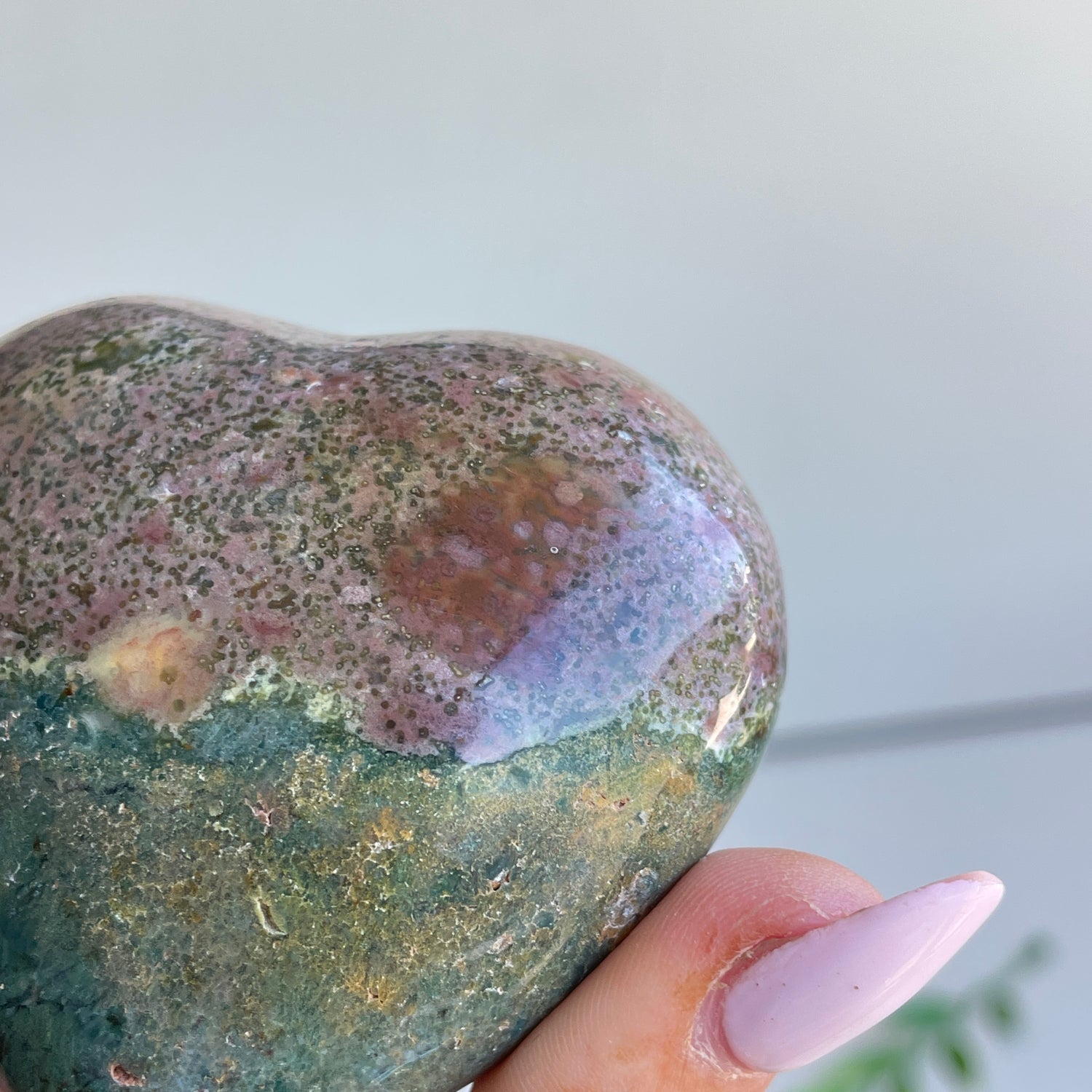 Ocean Jasper Heart 6.4cm