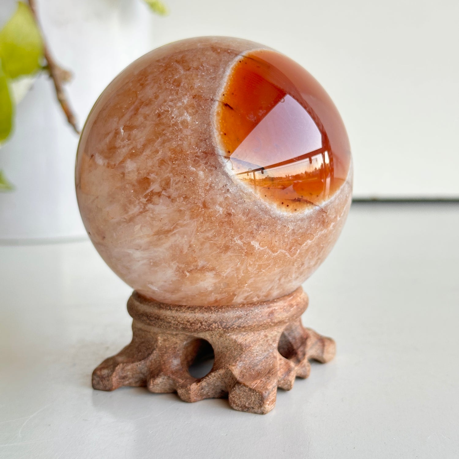 Carnelian Sphere 8cm