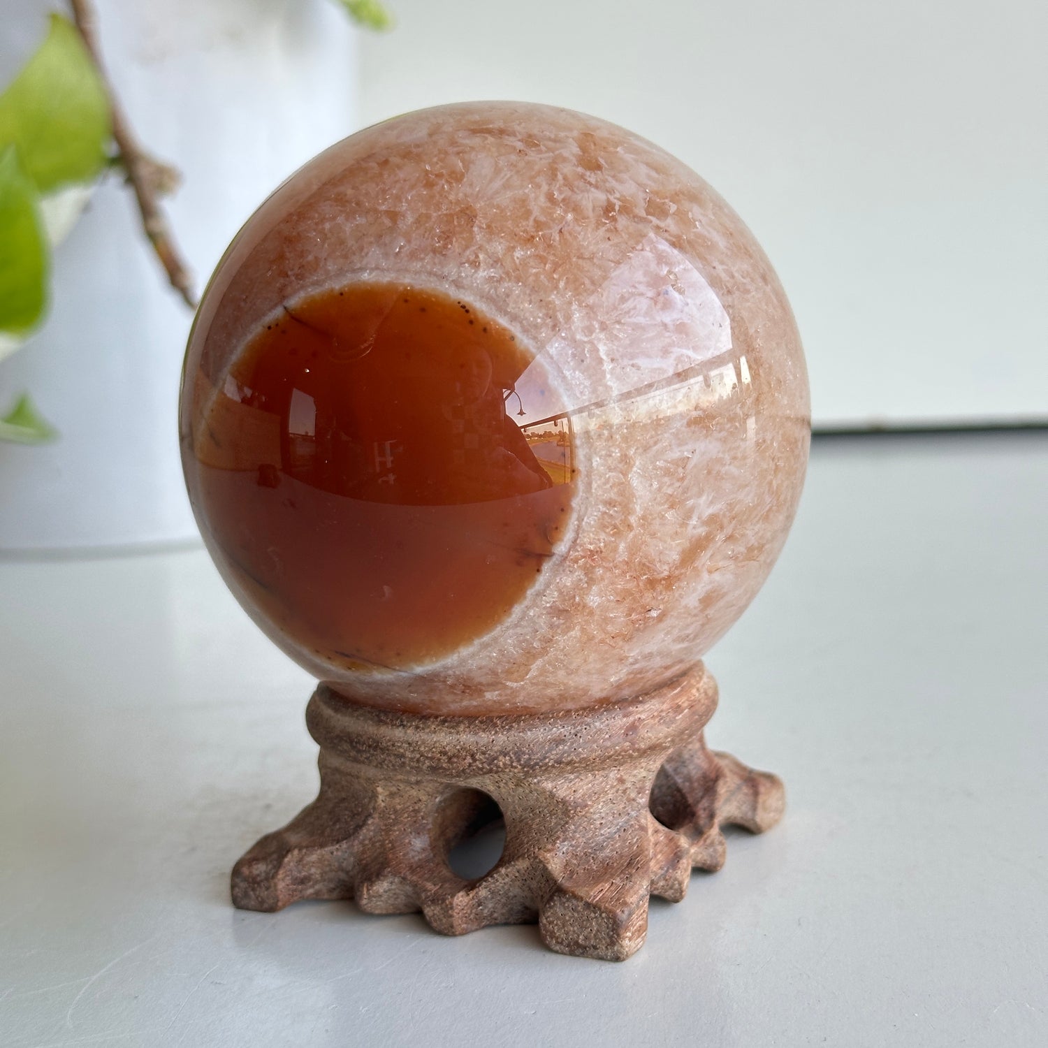 Carnelian Sphere 8cm