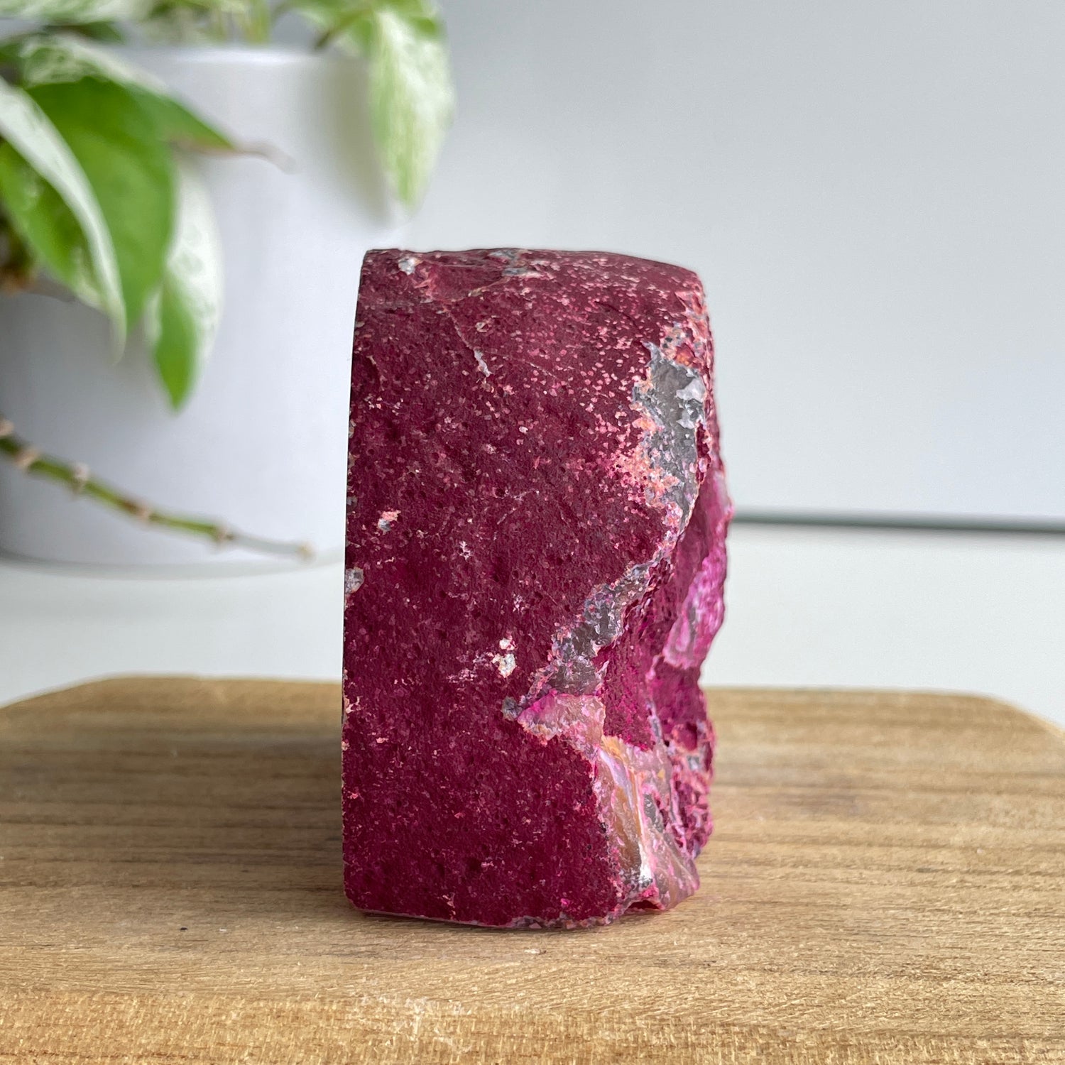 Pink Agate Geode 356g