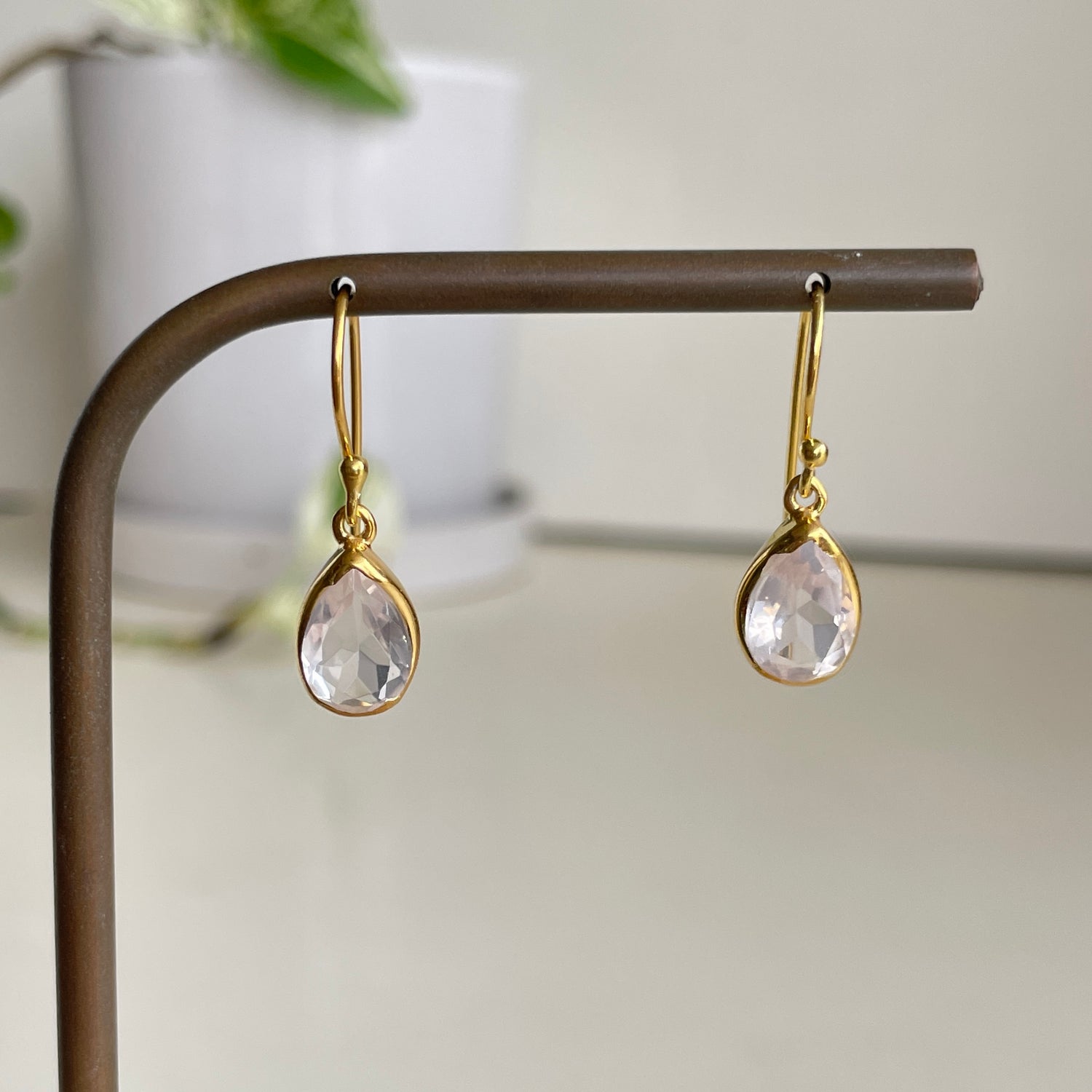 18k Gold Plated Teardrop Earrings