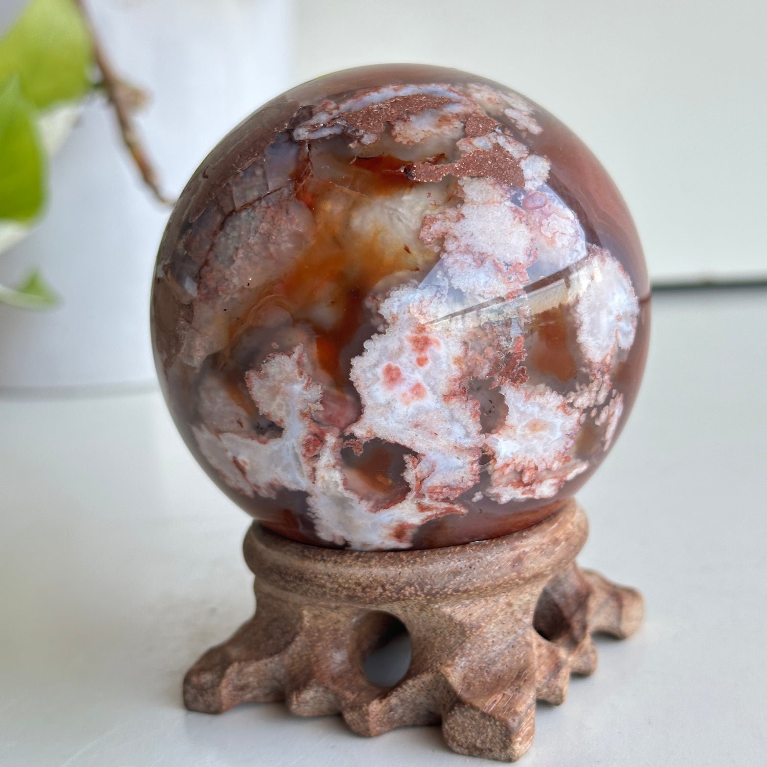 Carnelian Sphere 7.5cm