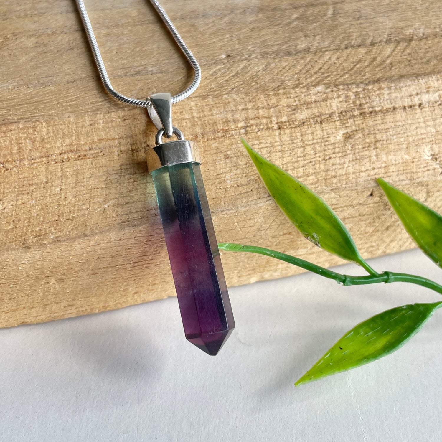 Fluorite Point Pendant