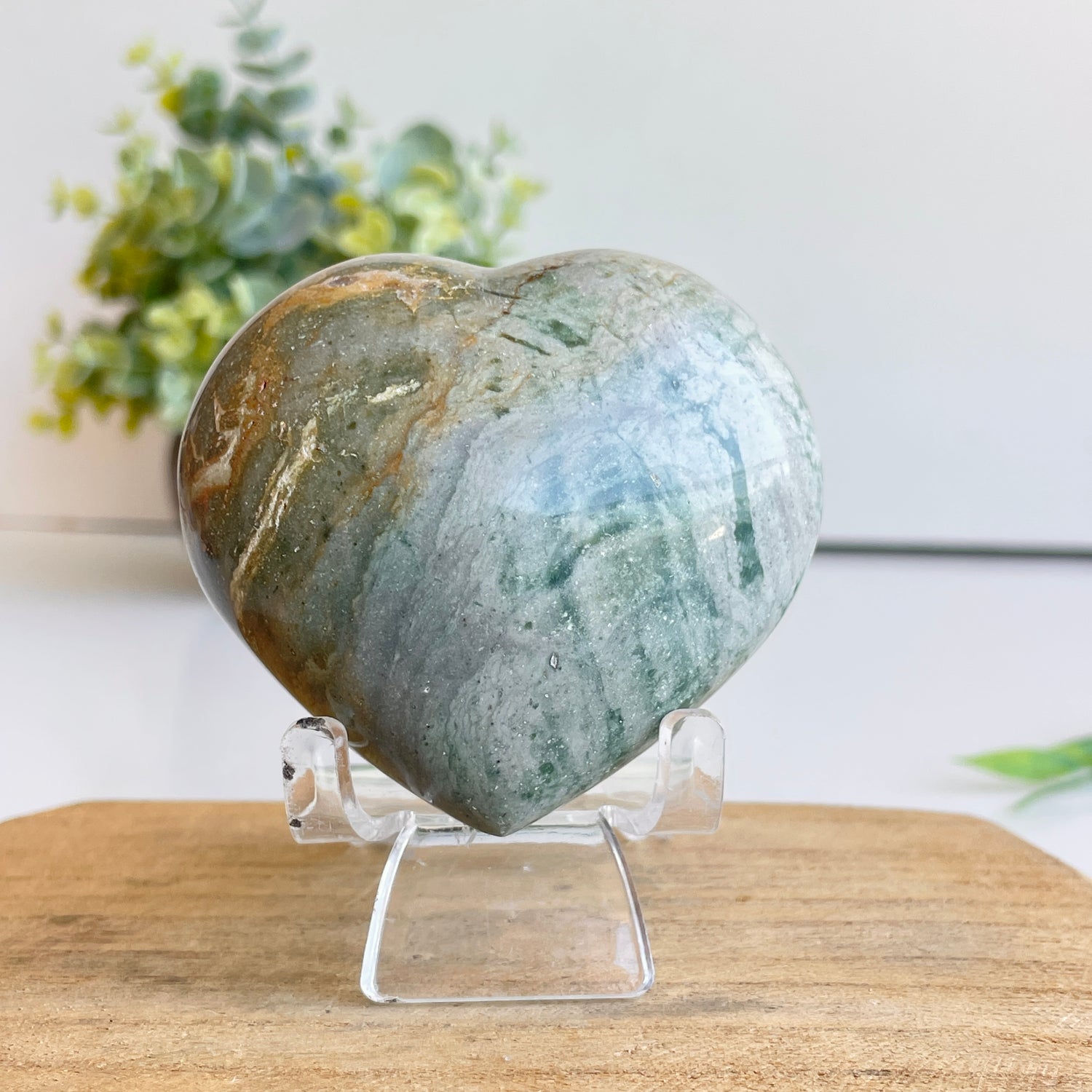 Ocean Jasper Heart 6.5cm
