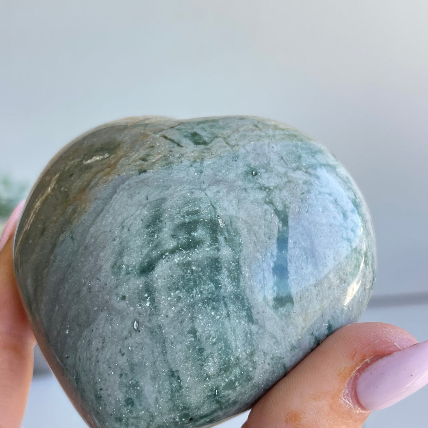 Ocean Jasper Heart 6.5cm
