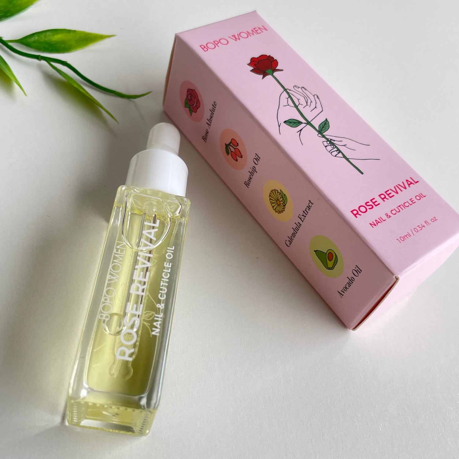 BOPO Women Rose Revival Nail & Cuticle Oil 10ml