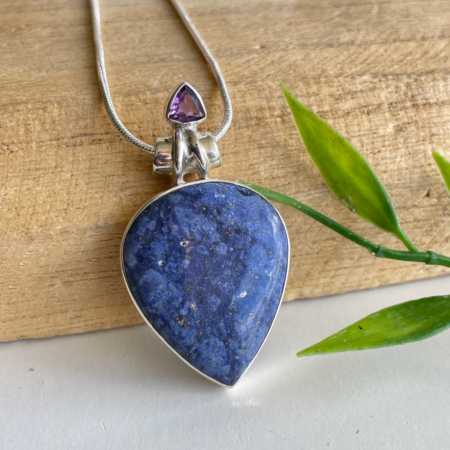 Rhodusite Teardrop Pendant