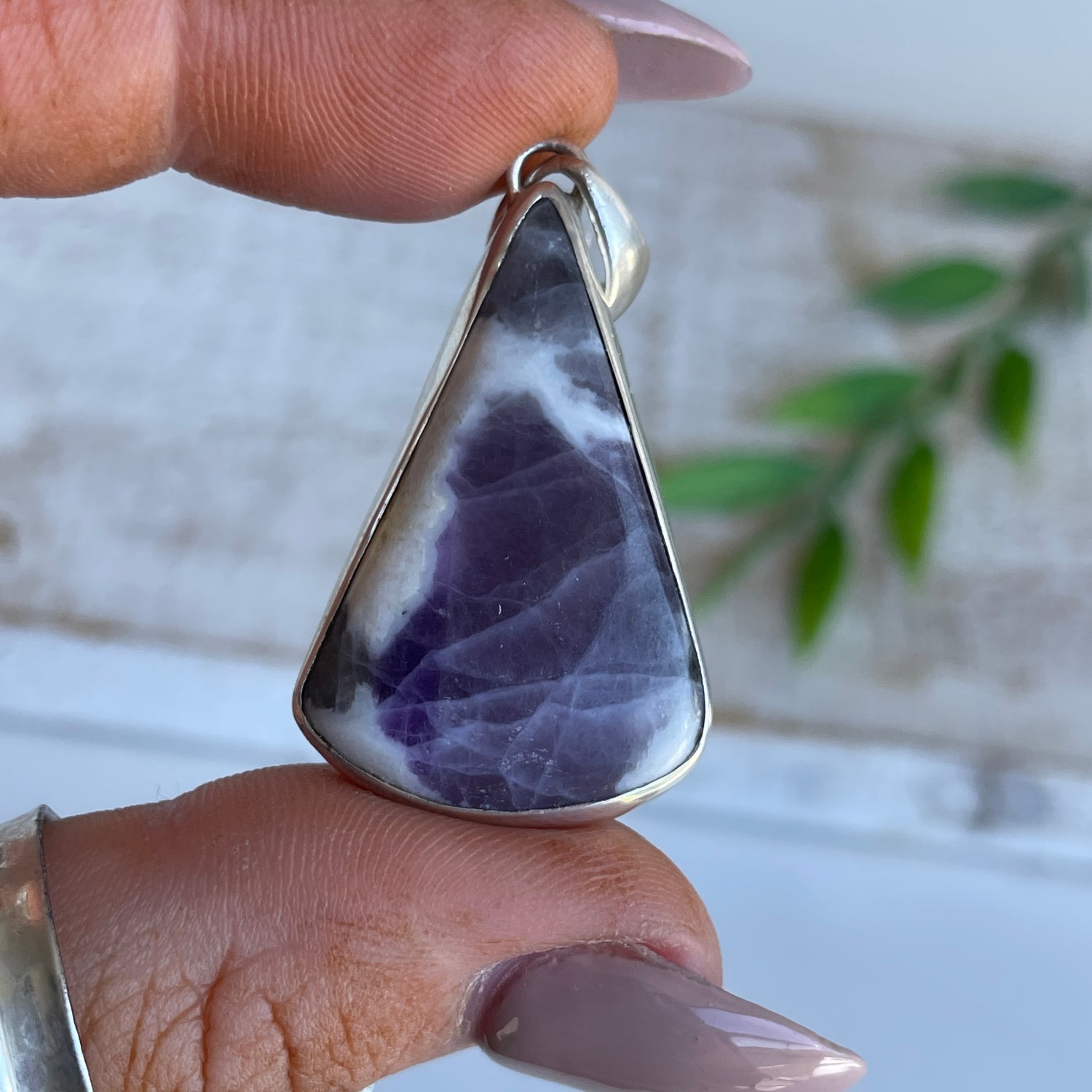 Morado Opal Teardrop Pendant 002