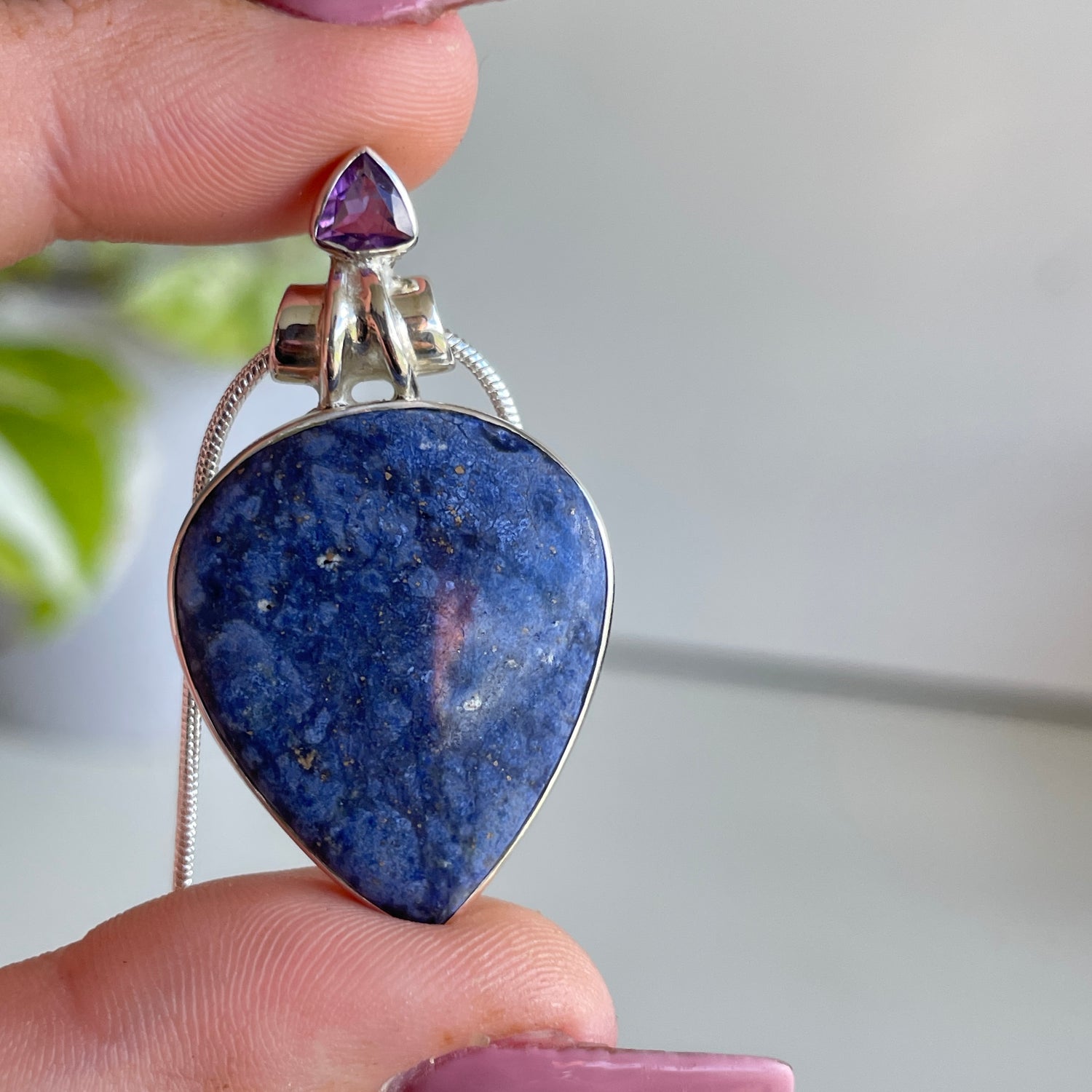 Rhodusite Teardrop Pendant