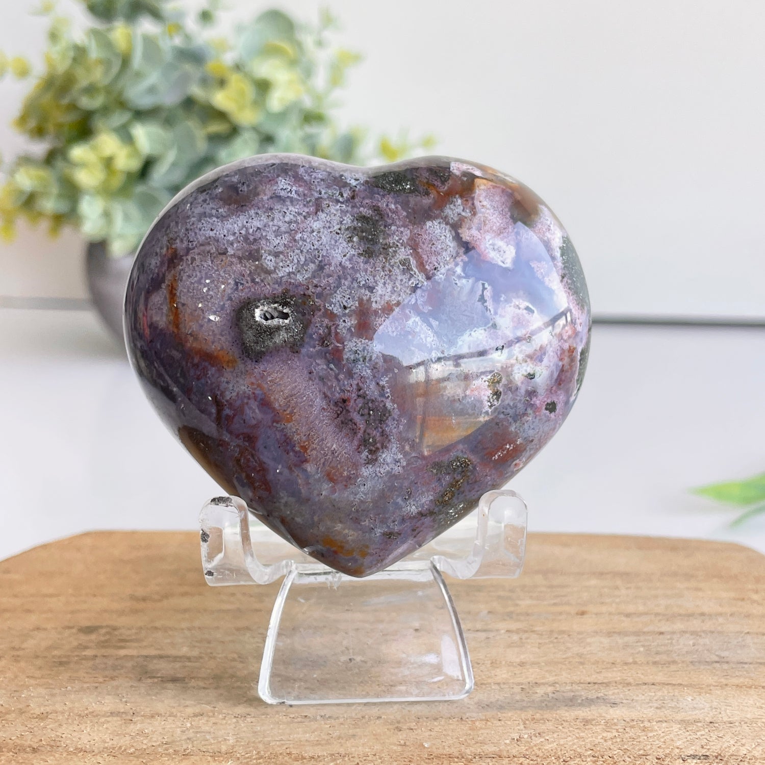 Ocean Jasper Heart 6.3cm