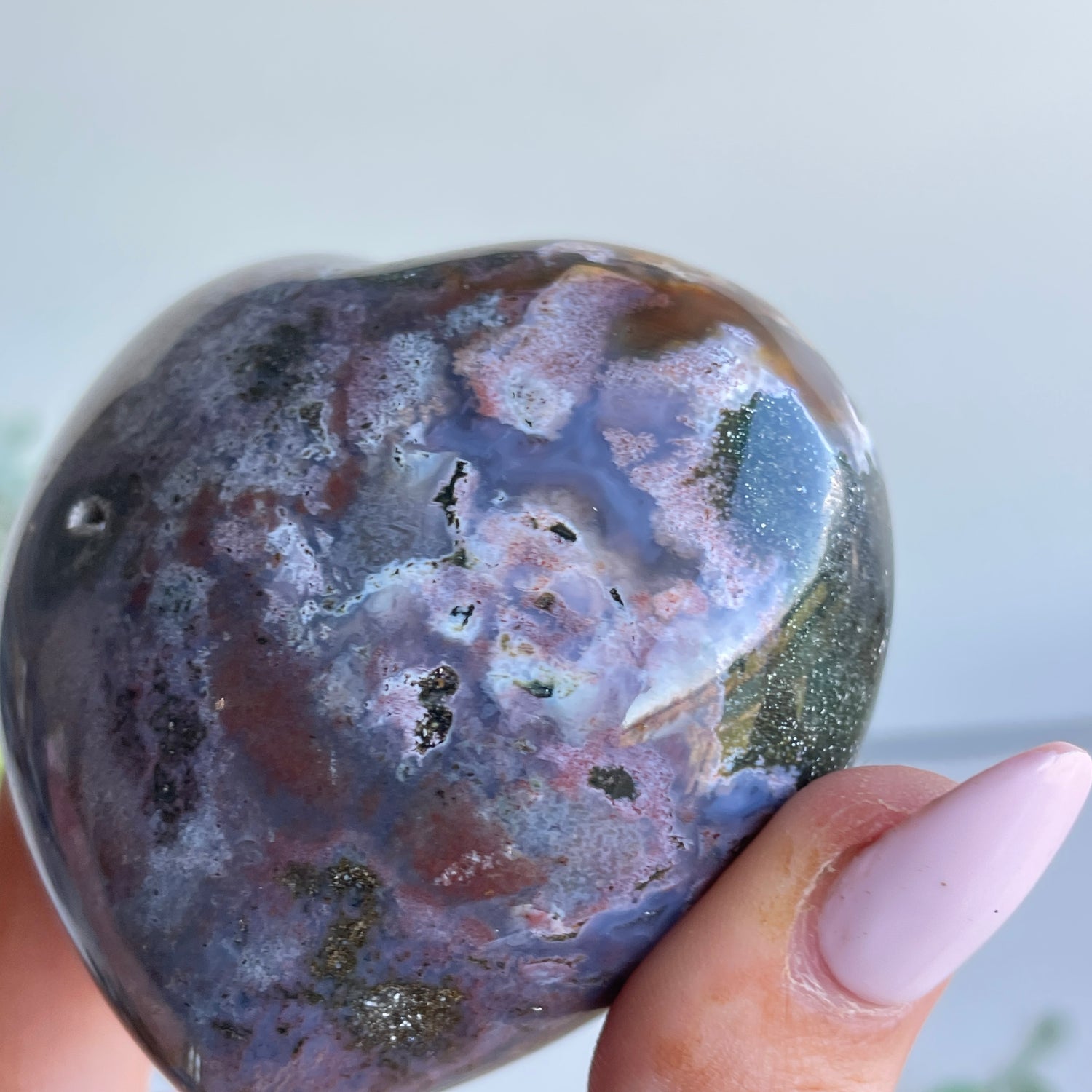 Ocean Jasper Heart 6.3cm