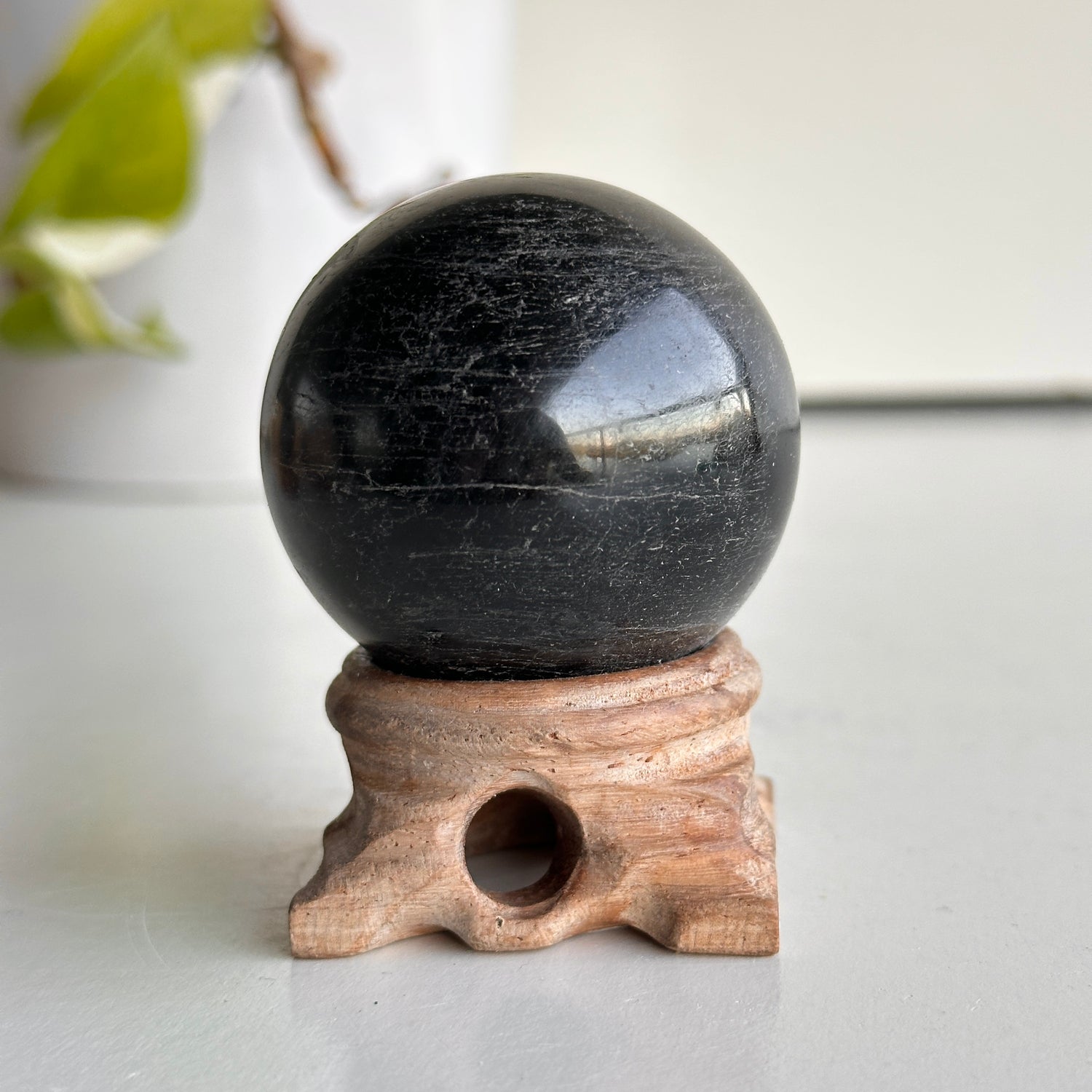 Black Tourmaline Sphere 4.9cm