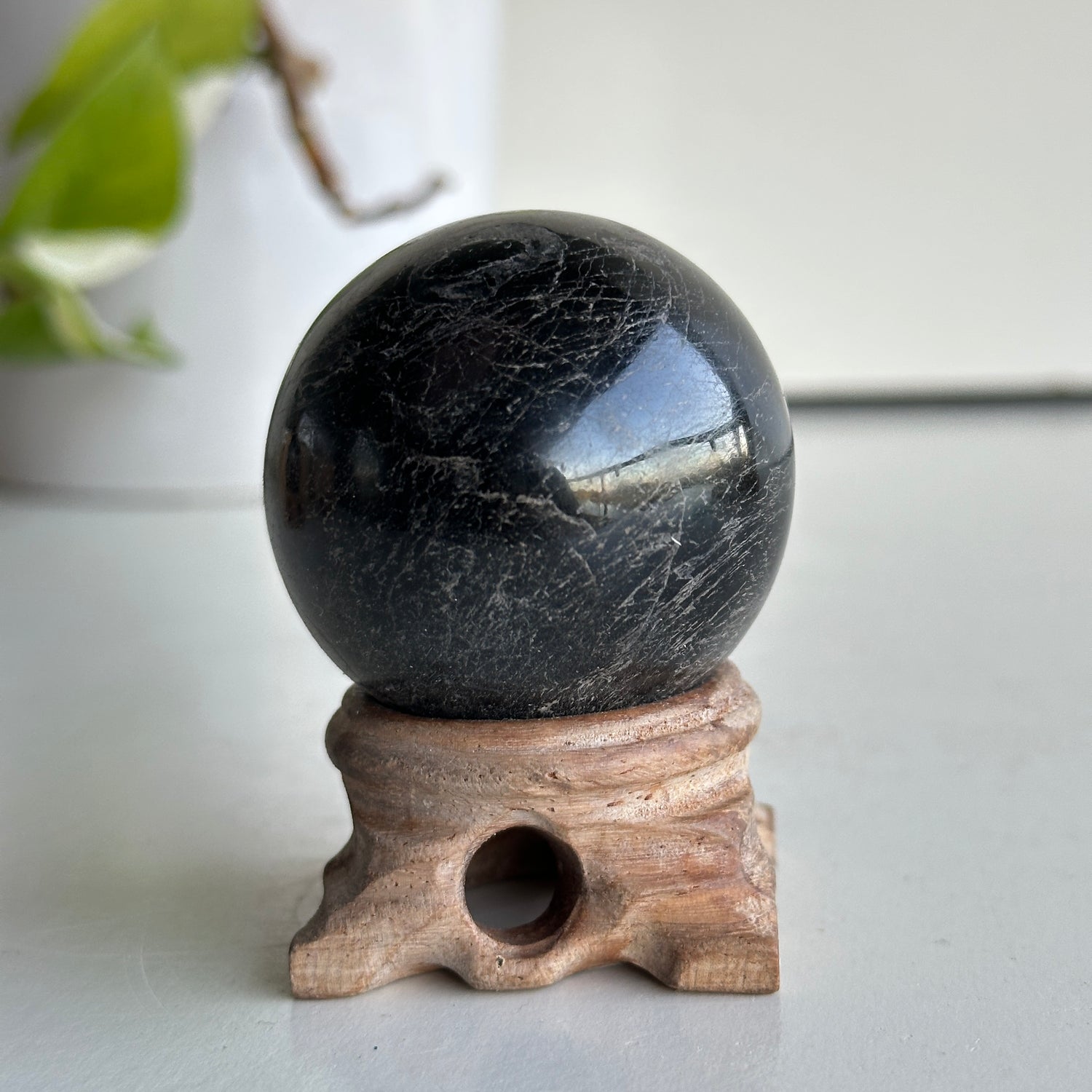 Black Tourmaline Sphere 4.9cm