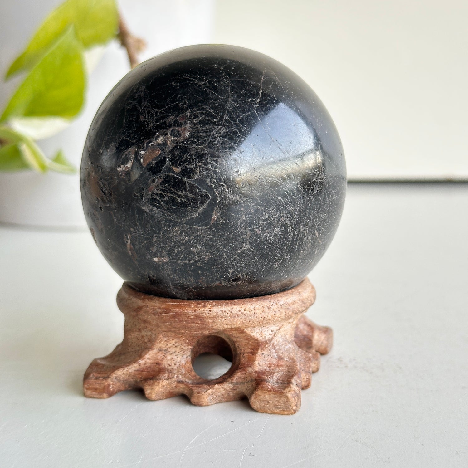 Black Tourmaline Sphere 7cm