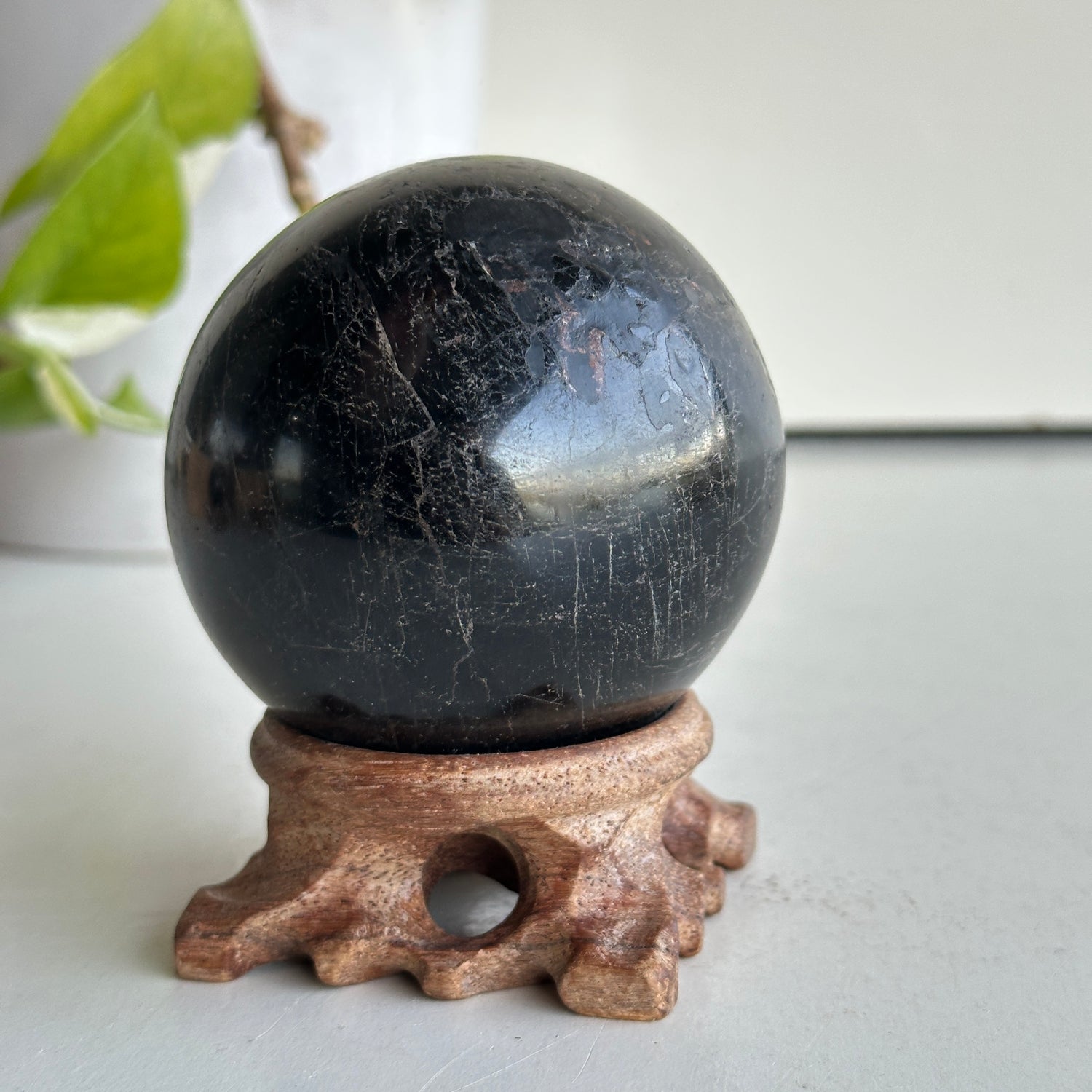 Black Tourmaline Sphere 7cm