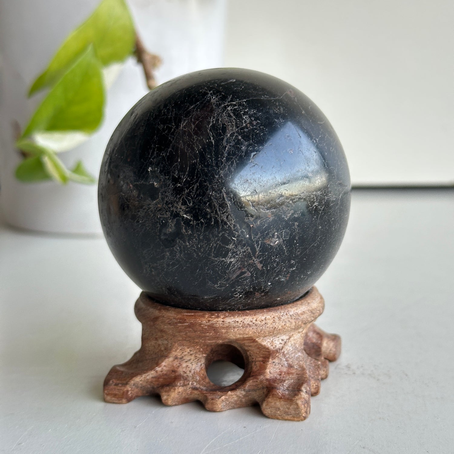 Black Tourmaline Sphere 7cm