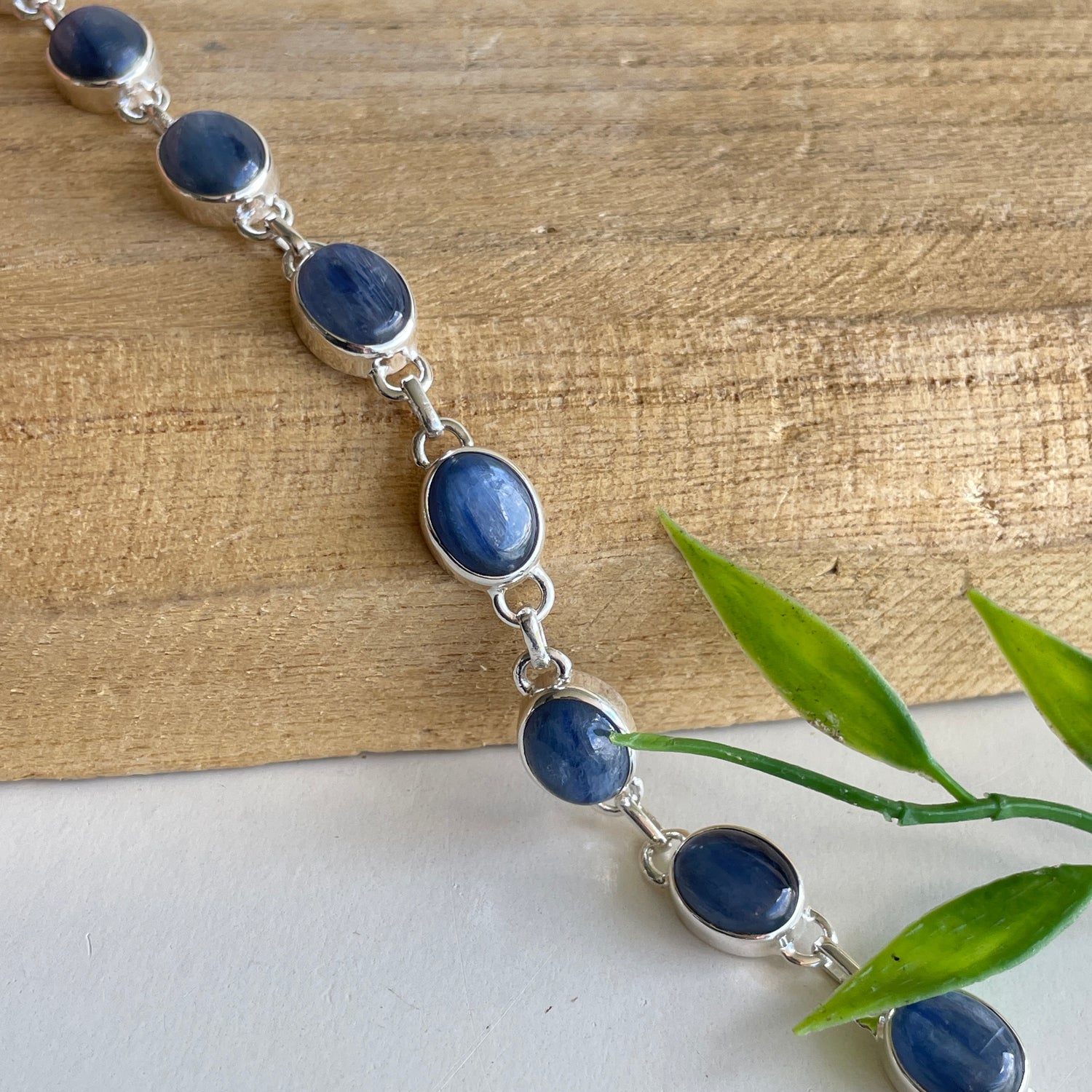 Blue Kyanite Oval Bracelet