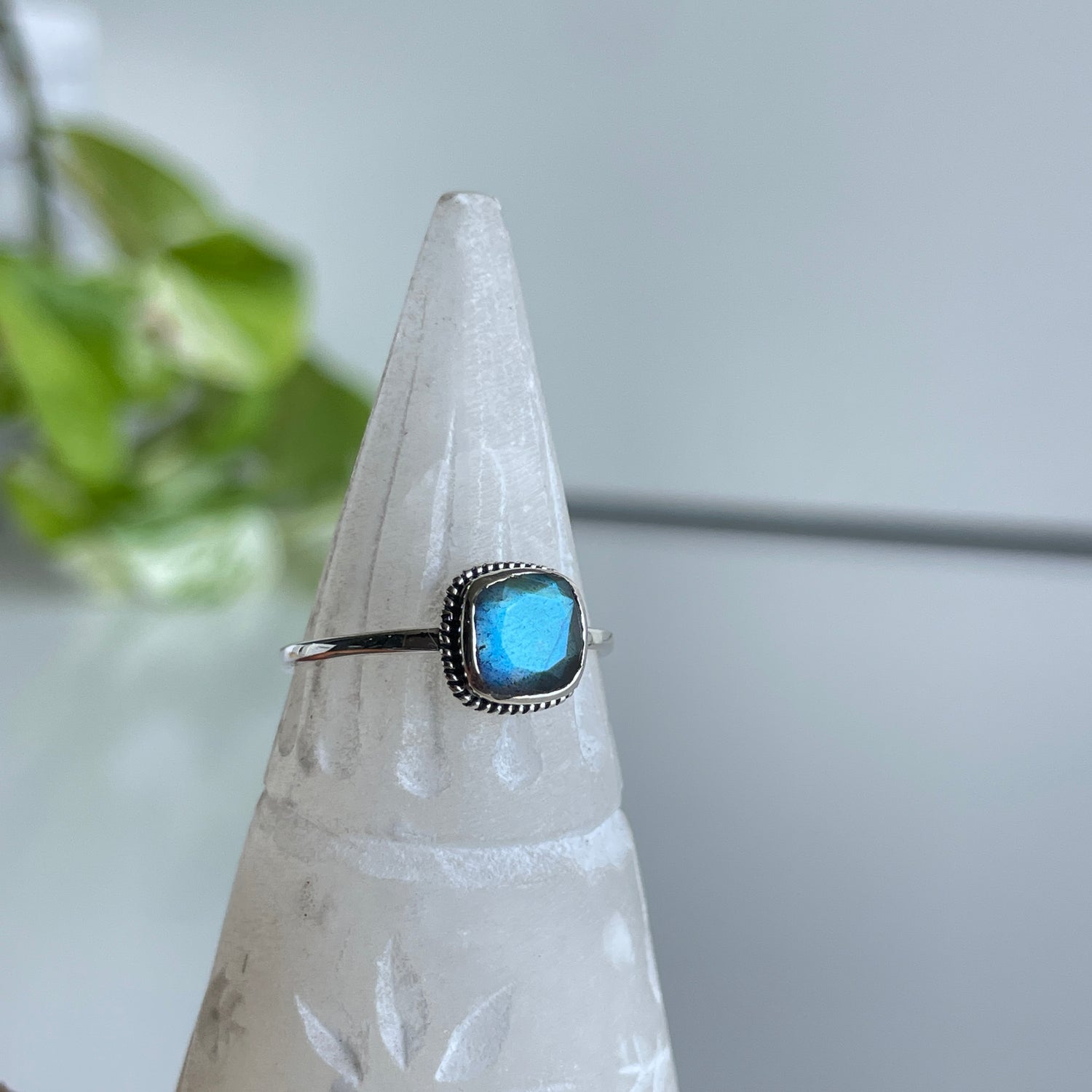 Labradorite Square Ring R3784
